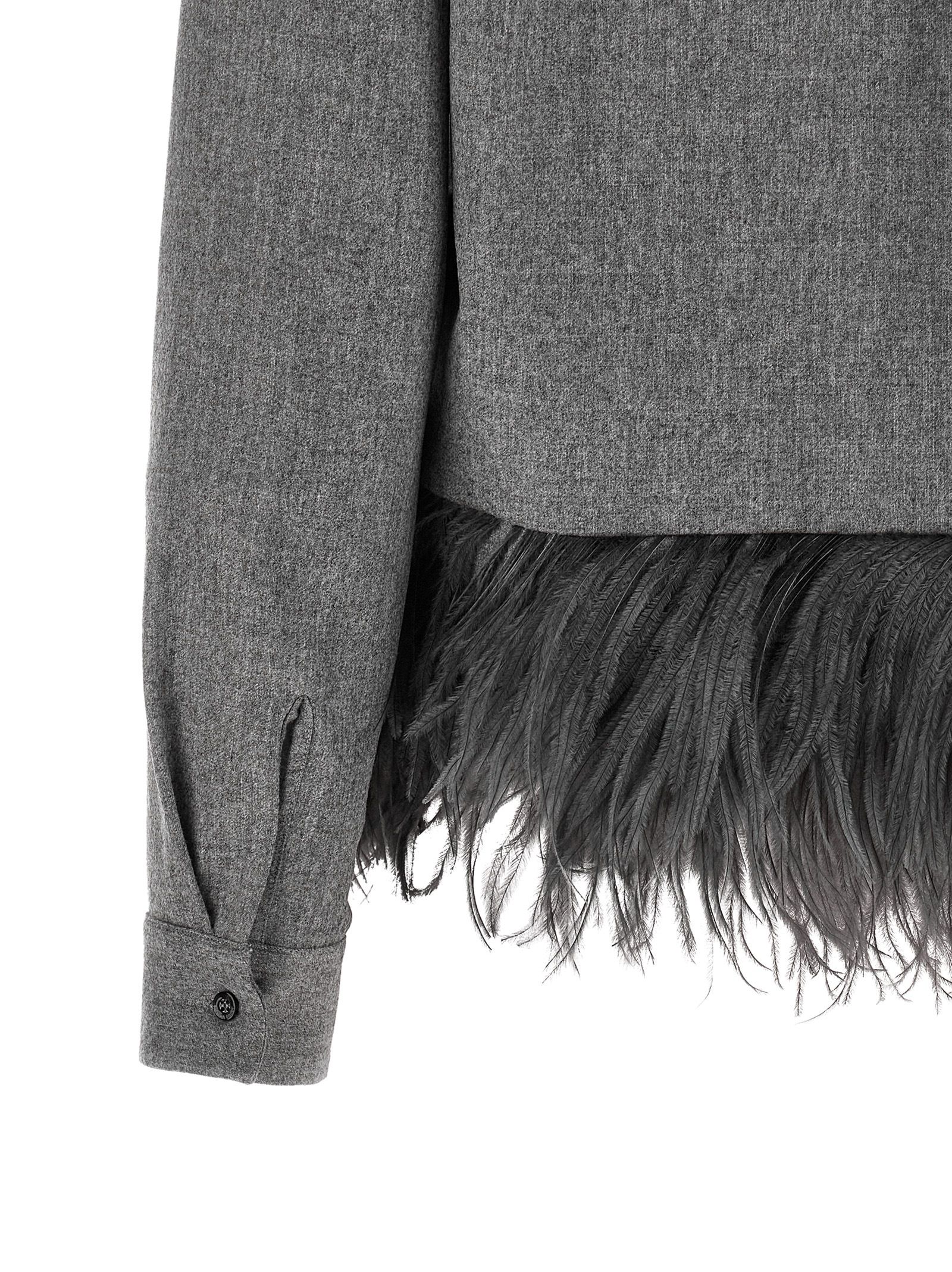 Virgin Wool Women's Blouse - Fabiana Filippi - Modalova