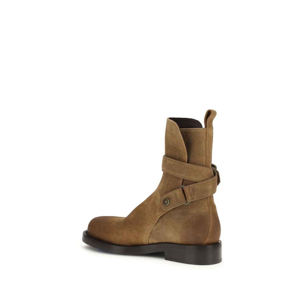 Calf Leather Bos Taurus Lace-Up Women's Boots - Burberry - Modalova