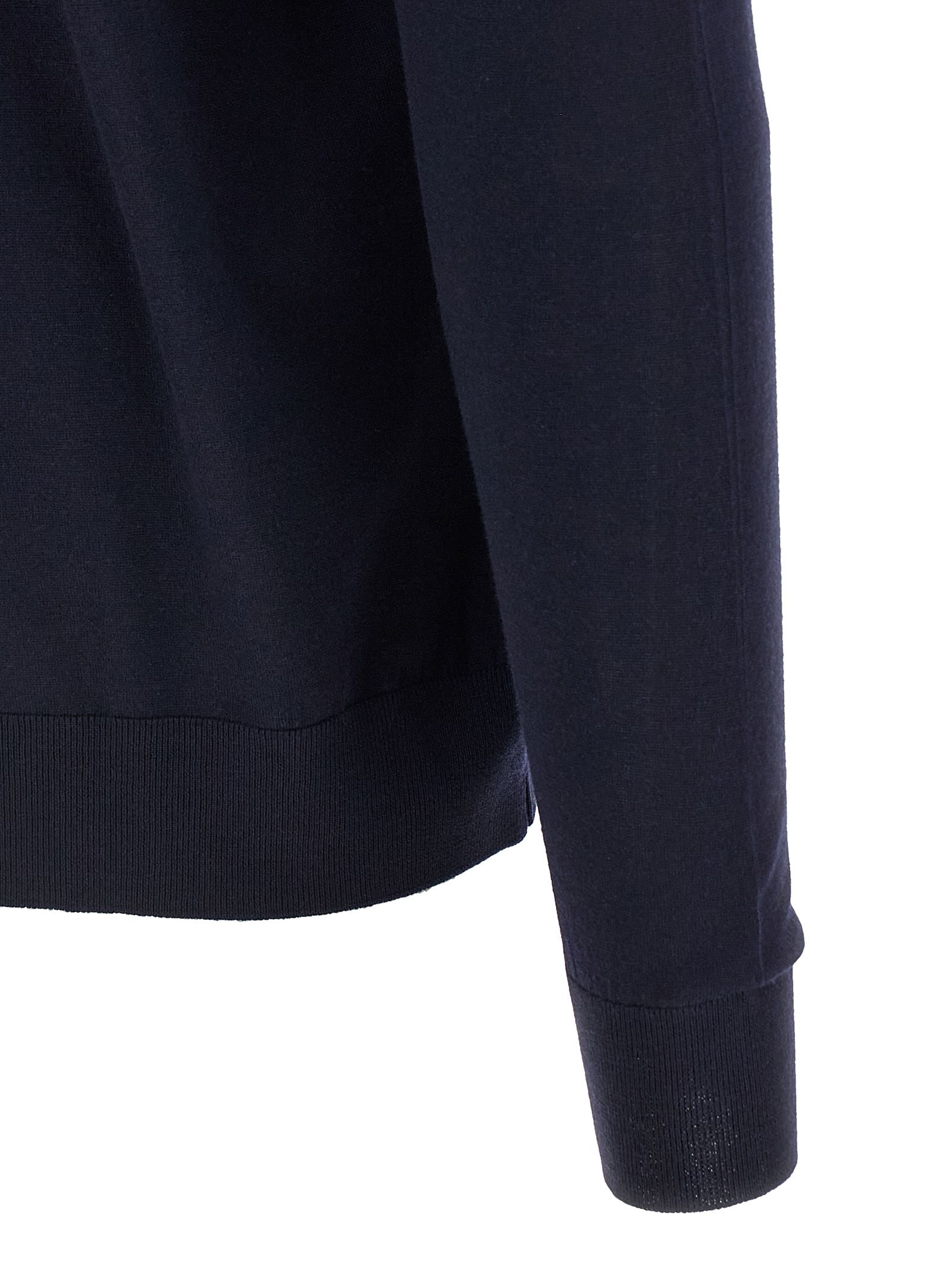 Kiton Blue Wool Men's Cardigan - Kiton - Modalova