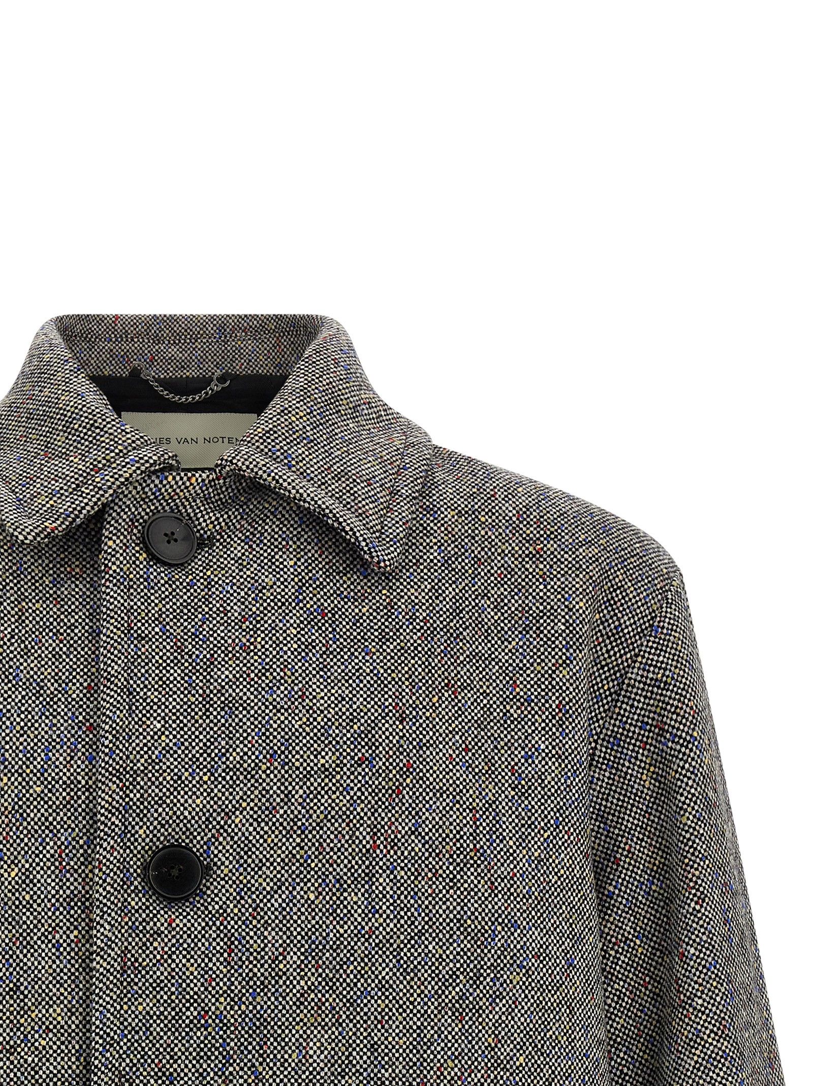 Wool Men's Coat - Dries Van Noten - Modalova
