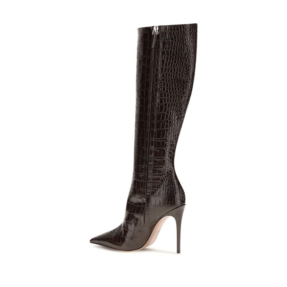 Calf Leather Bos Taurus High Heel Women's Boots - Paris Texas - Modalova