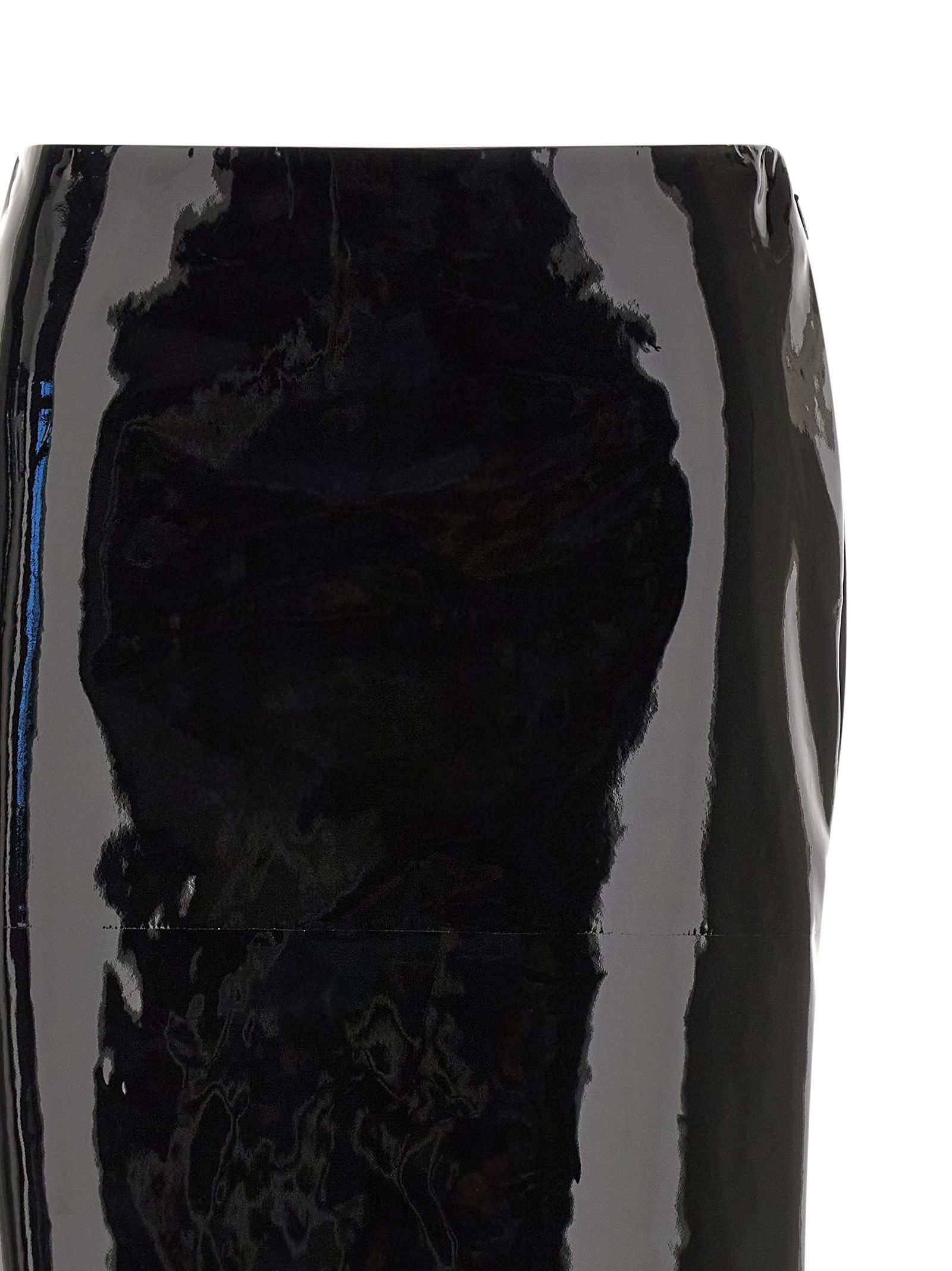 Lamb Leather Midi Women's Skirt - Ferragamo - Modalova