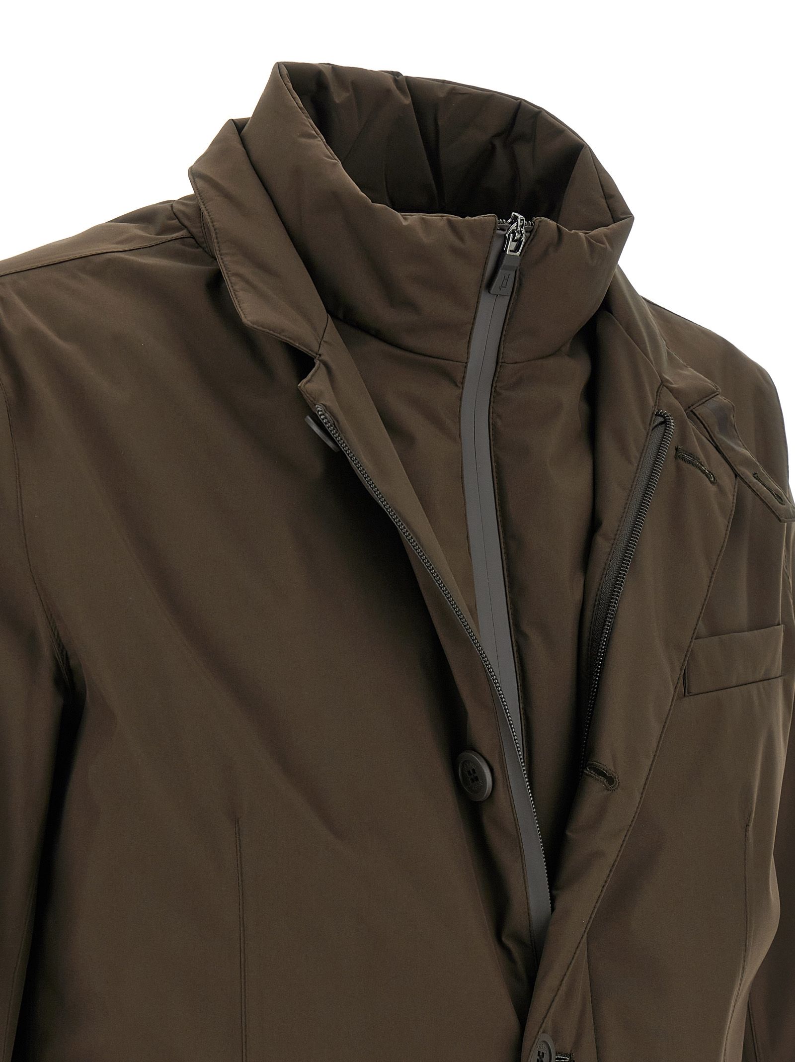 Polyester Full-Length Men's Jacket - Herno - Modalova