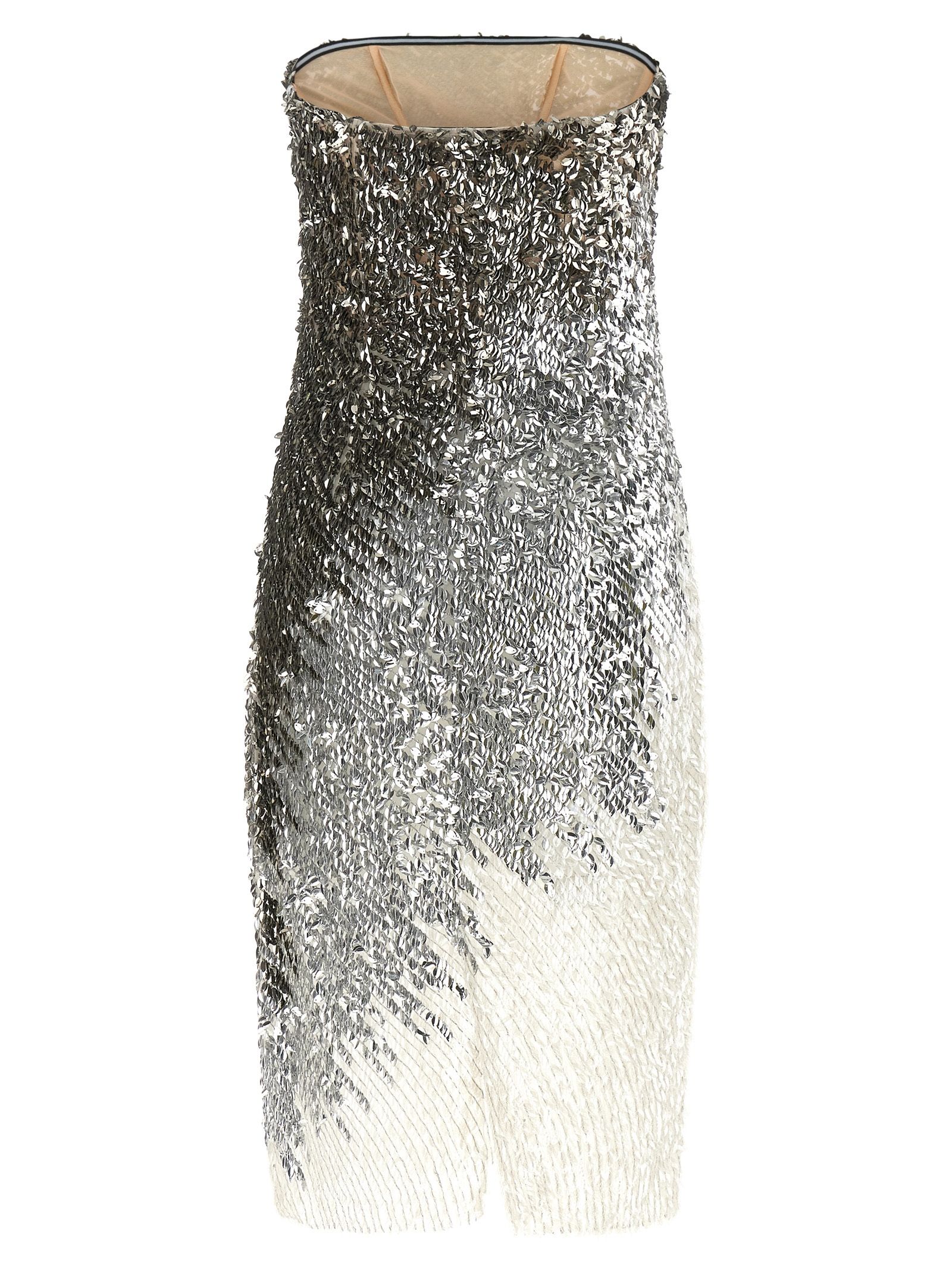 Polyamide Midi Women's Dress - Elisabetta Franchi - Modalova