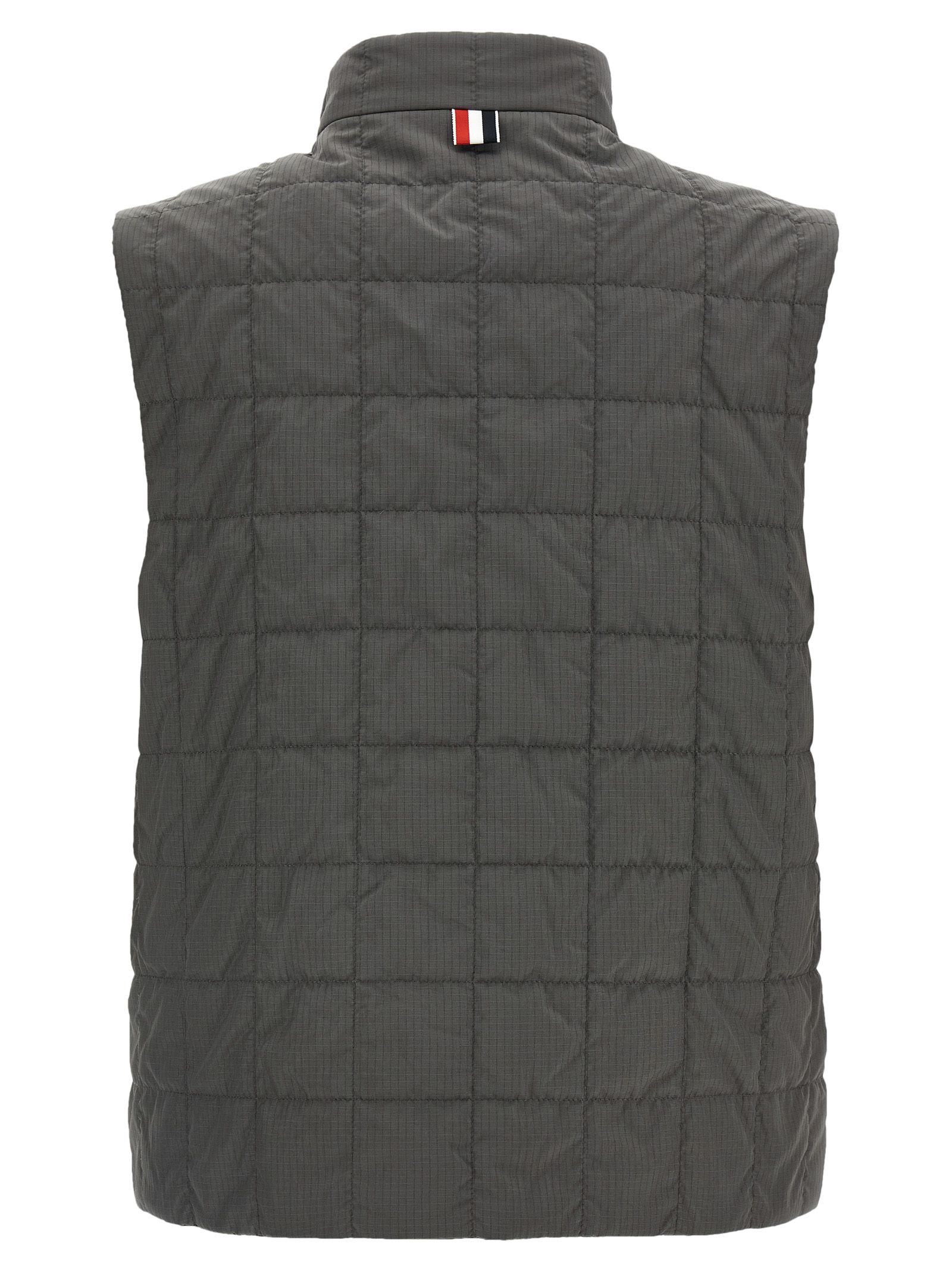 Polyamide Sleeveless Men's Jacket - Thom Browne - Modalova