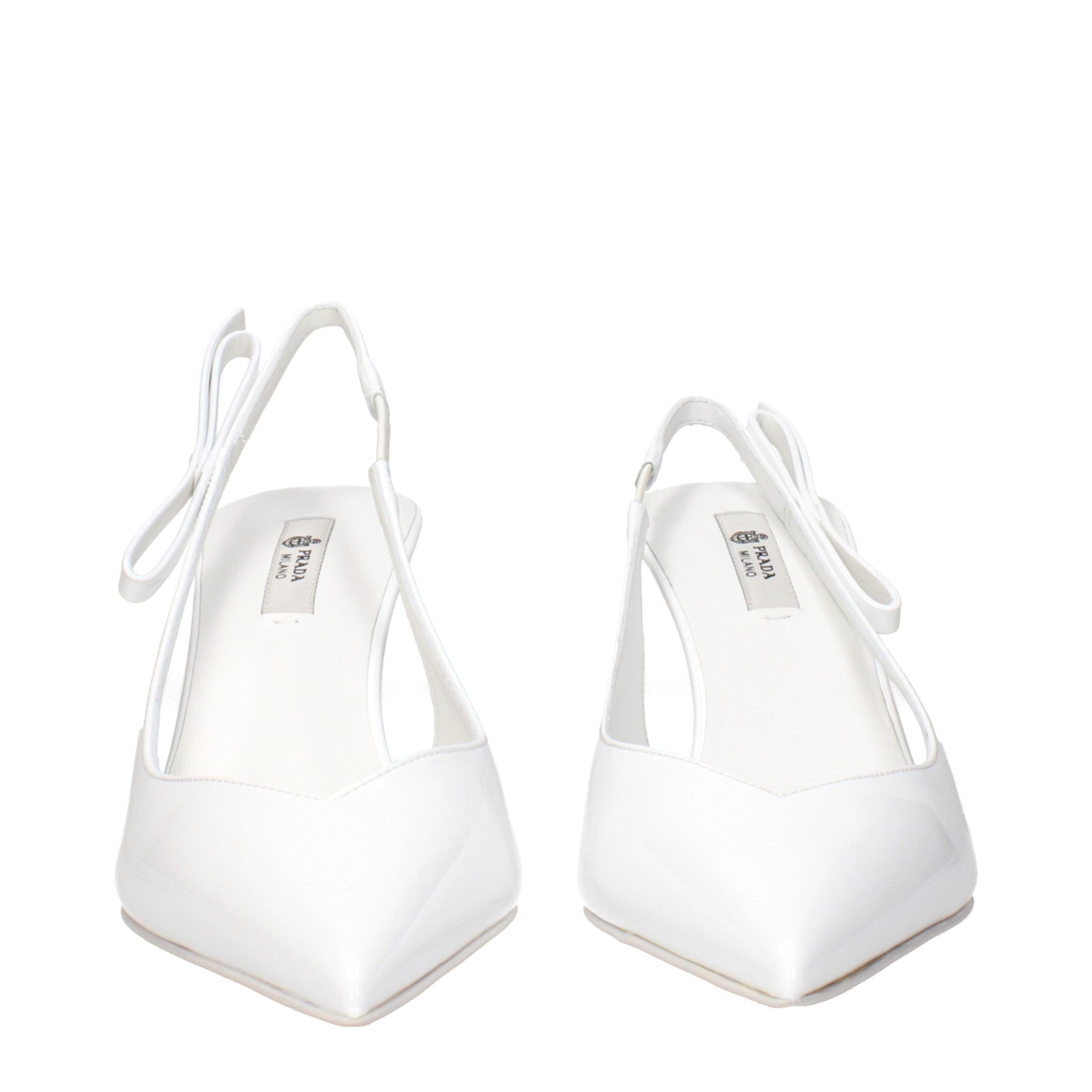Leather High Heel Women's Pumps - Prada - Modalova
