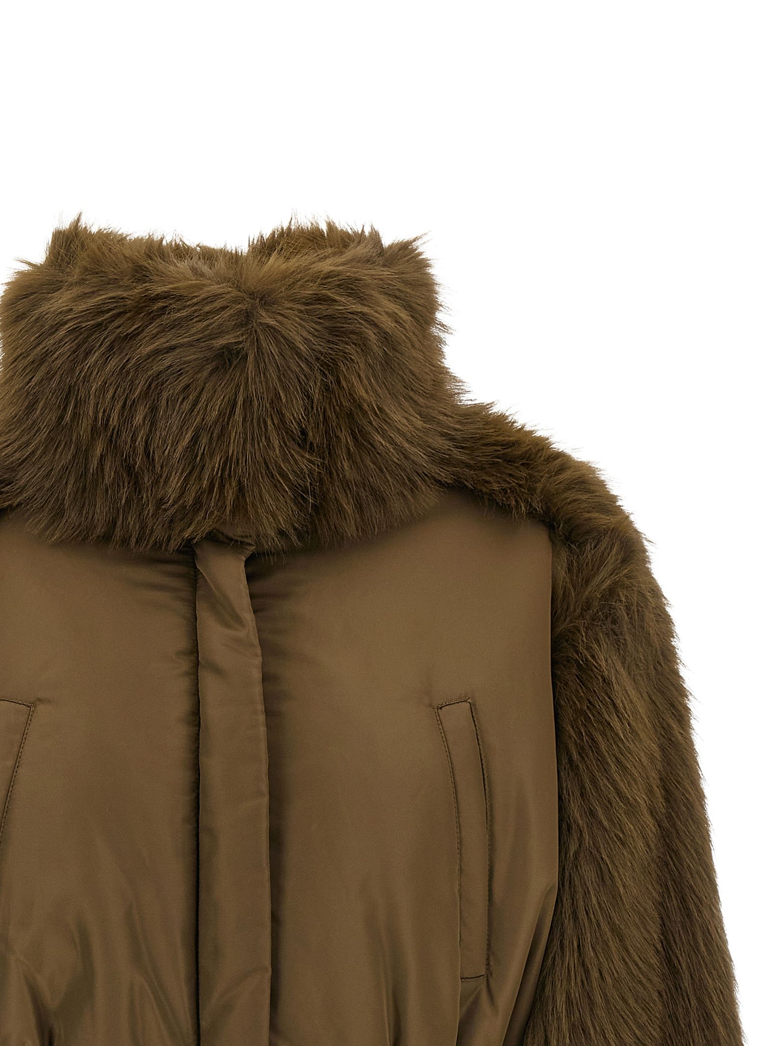 Virgin Wool Women's Bomber - Fabiana Filippi - Modalova