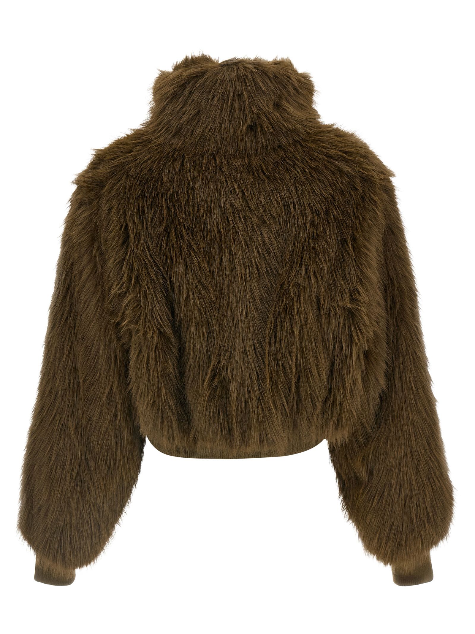 Virgin Wool Women's Bomber - Fabiana Filippi - Modalova