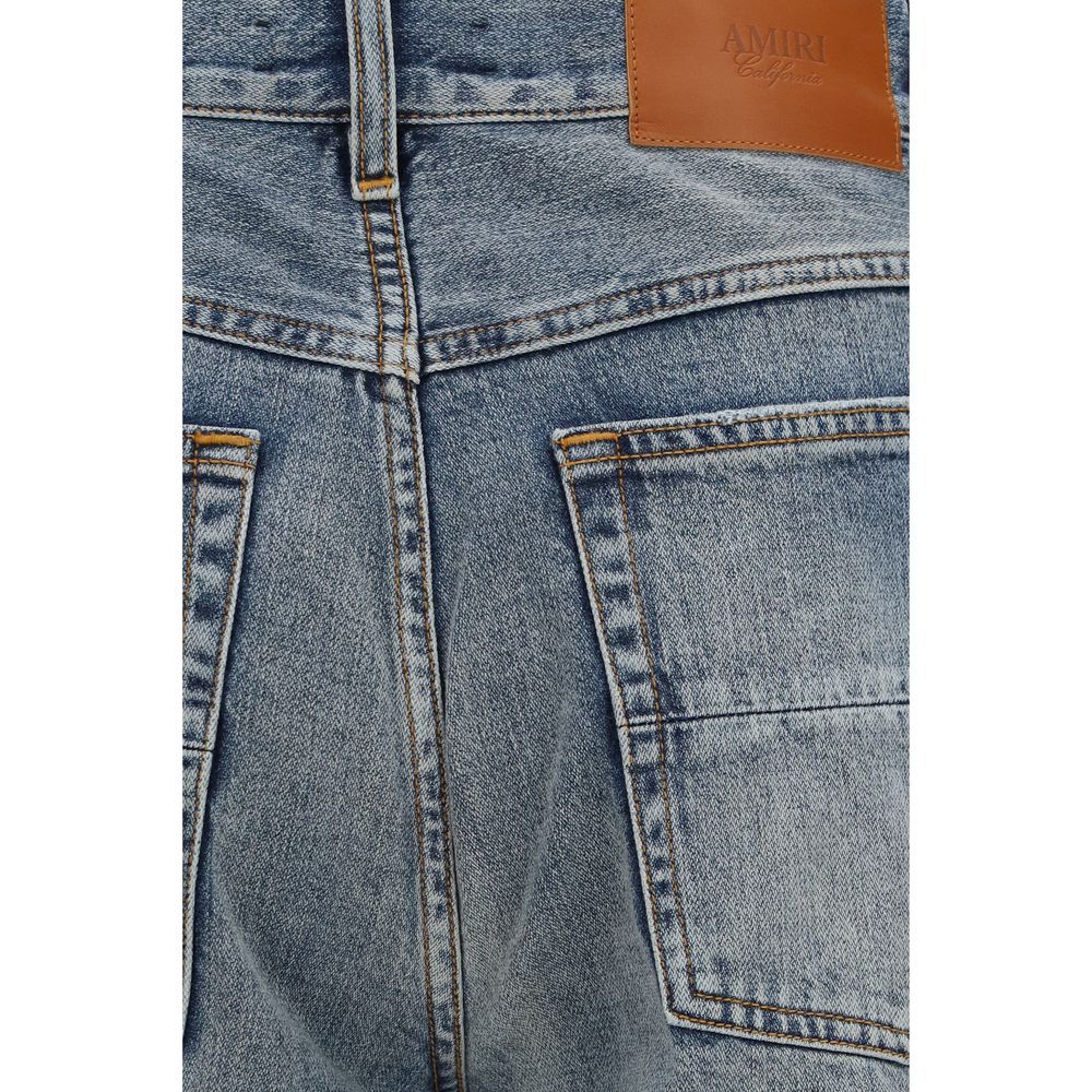 Cotton Straight-Leg Men's Jeans - Amiri - Modalova