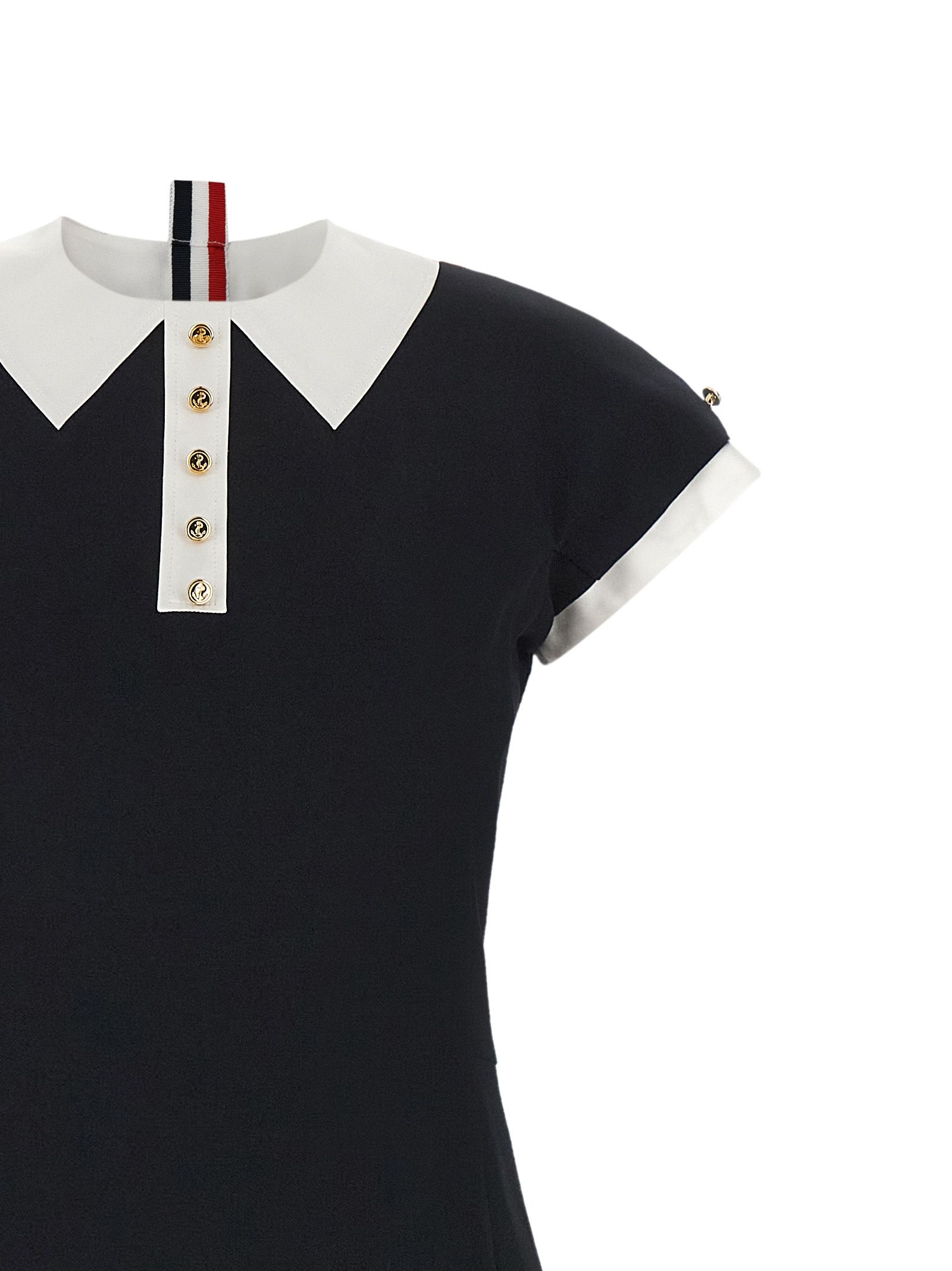 Virgin Wool Midi Women's Dress - Thom Browne - Modalova