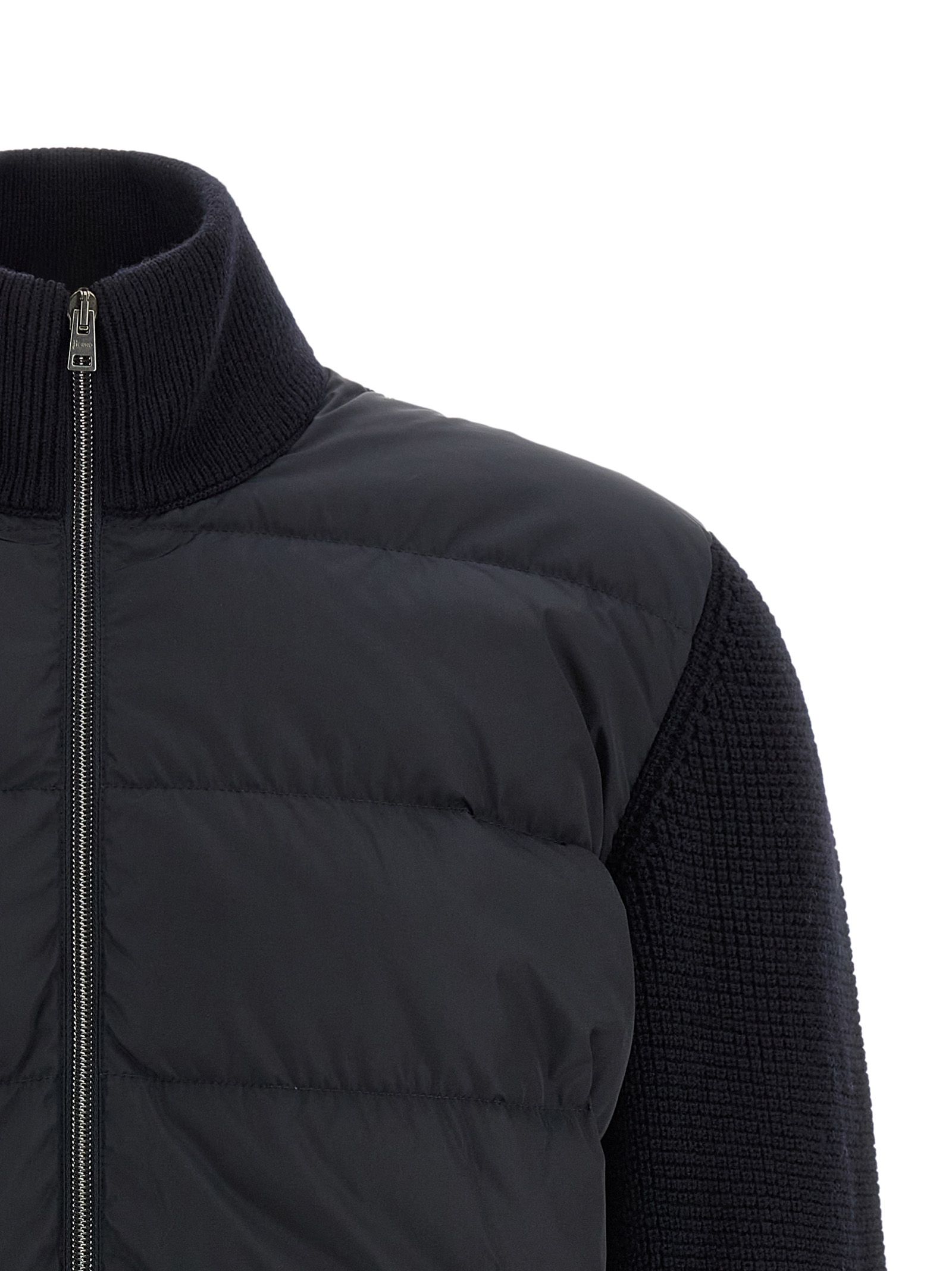 Herno Blue Wool Men's Jacket - Herno - Modalova