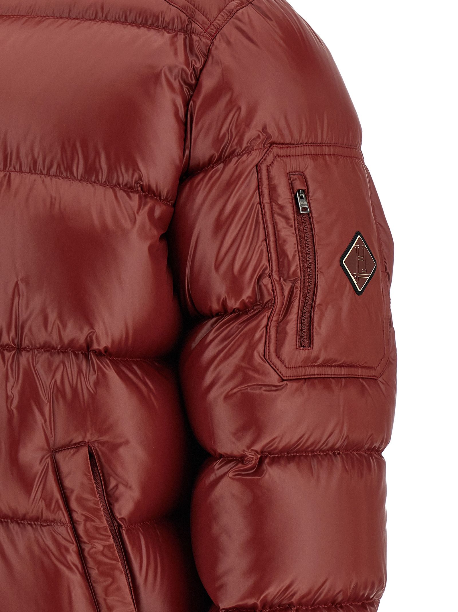 Polyamide Full-Length Men's Jacket - Herno - Modalova