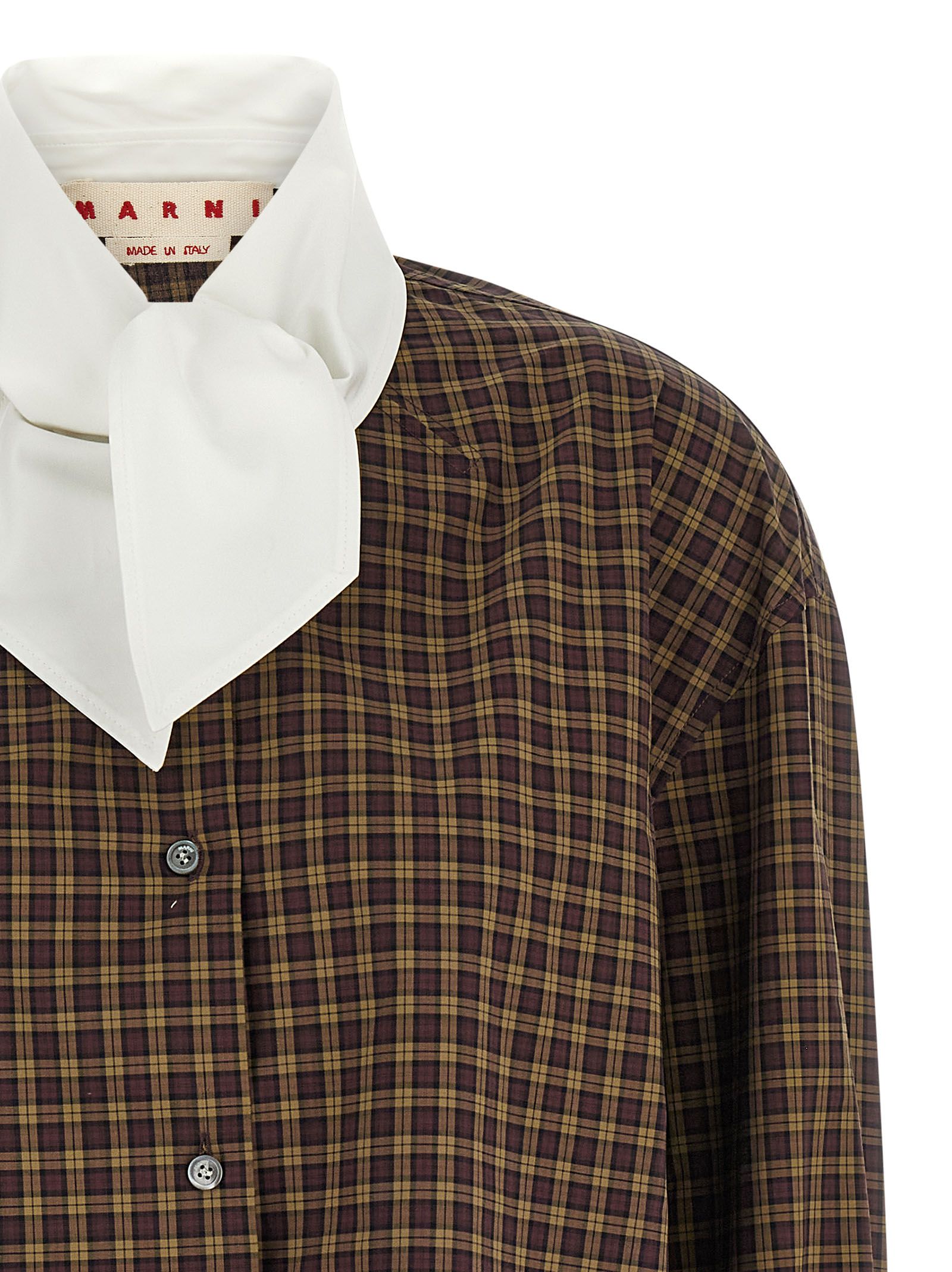Marni Brown Cotton Women's Blouse - Marni - Modalova