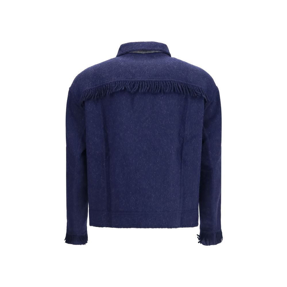 Alpaca Vicugna Pacos Full-Length Men's Jacket - Baziszt - Modalova