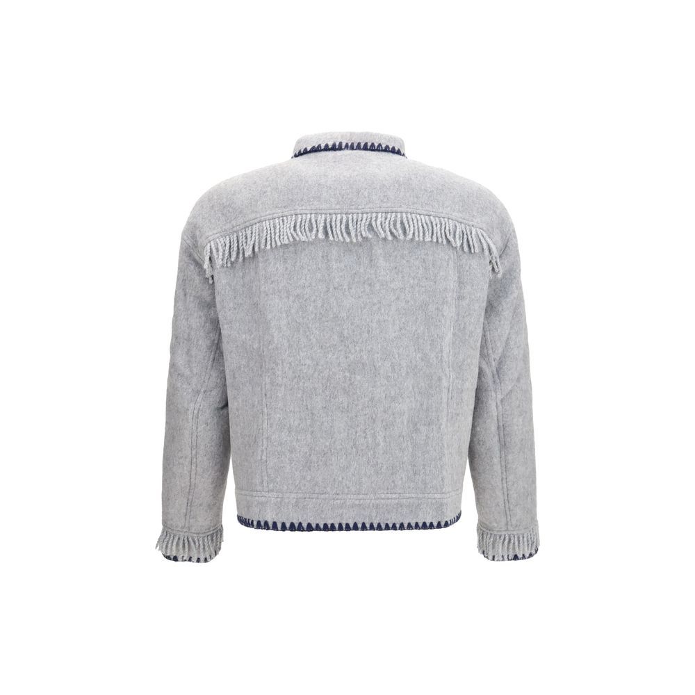 Alpaca Vicugna Pacos Full-Length Men's Jacket - Baziszt - Modalova
