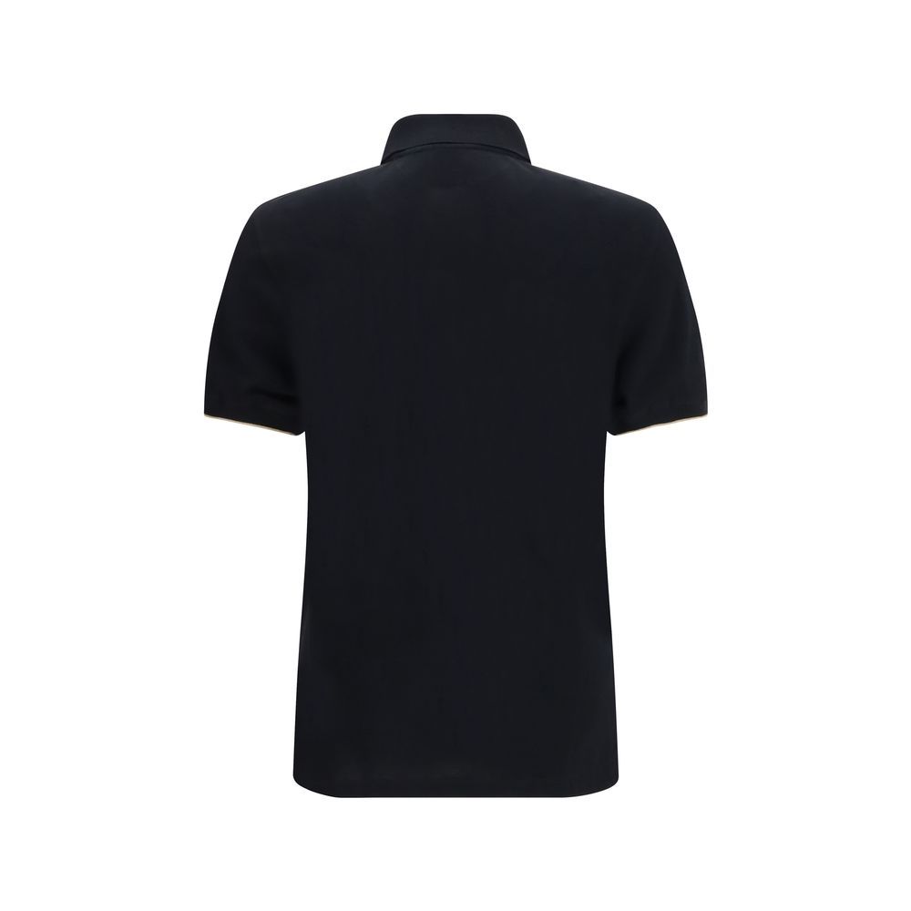Cotton Polo Men's Shirt - Brunello Cucinelli - Modalova