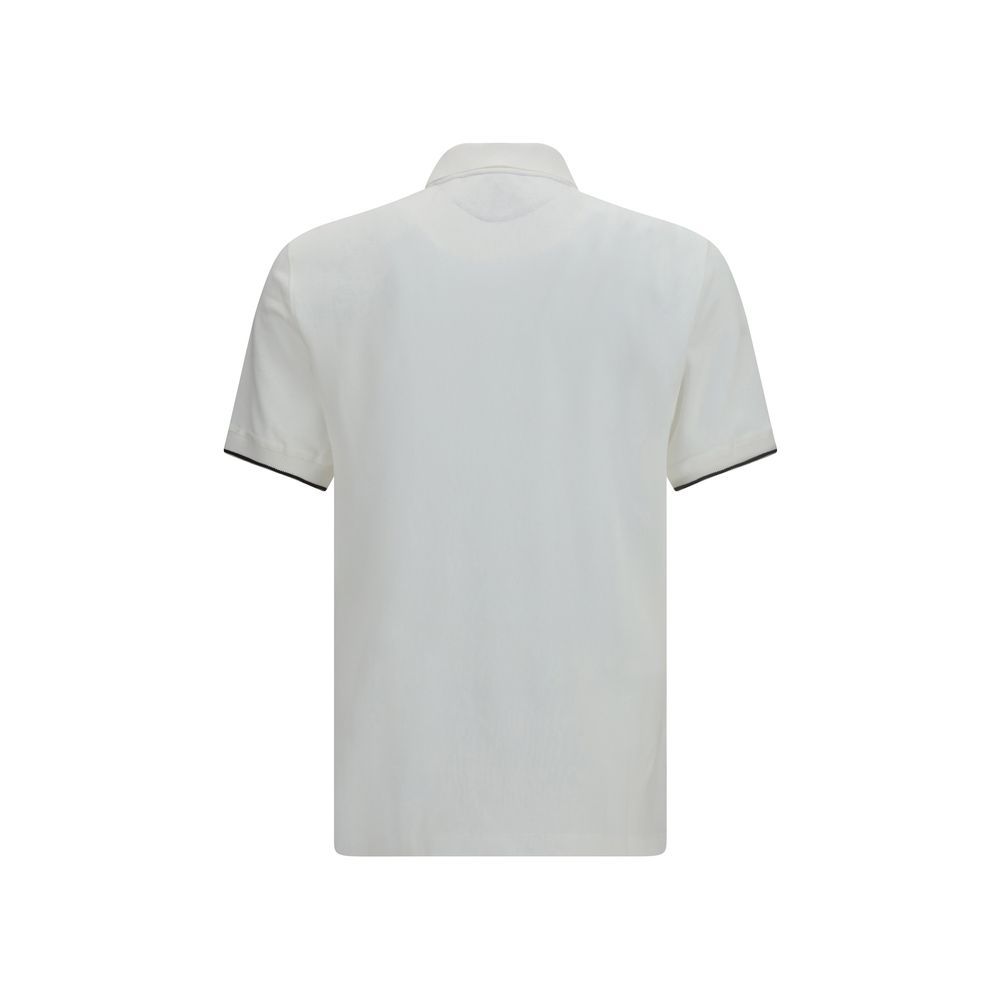 Cotton Polo Men's Shirt - Brunello Cucinelli - Modalova