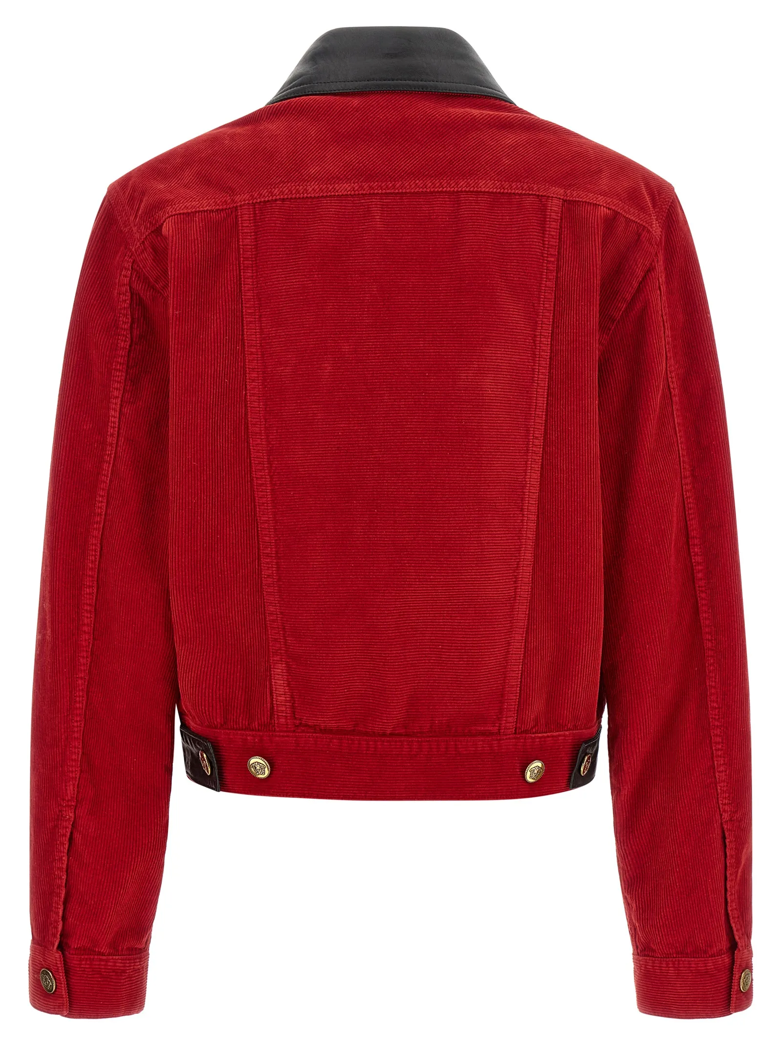 Cotton Full-Length Women's Jacket - Versace - Modalova