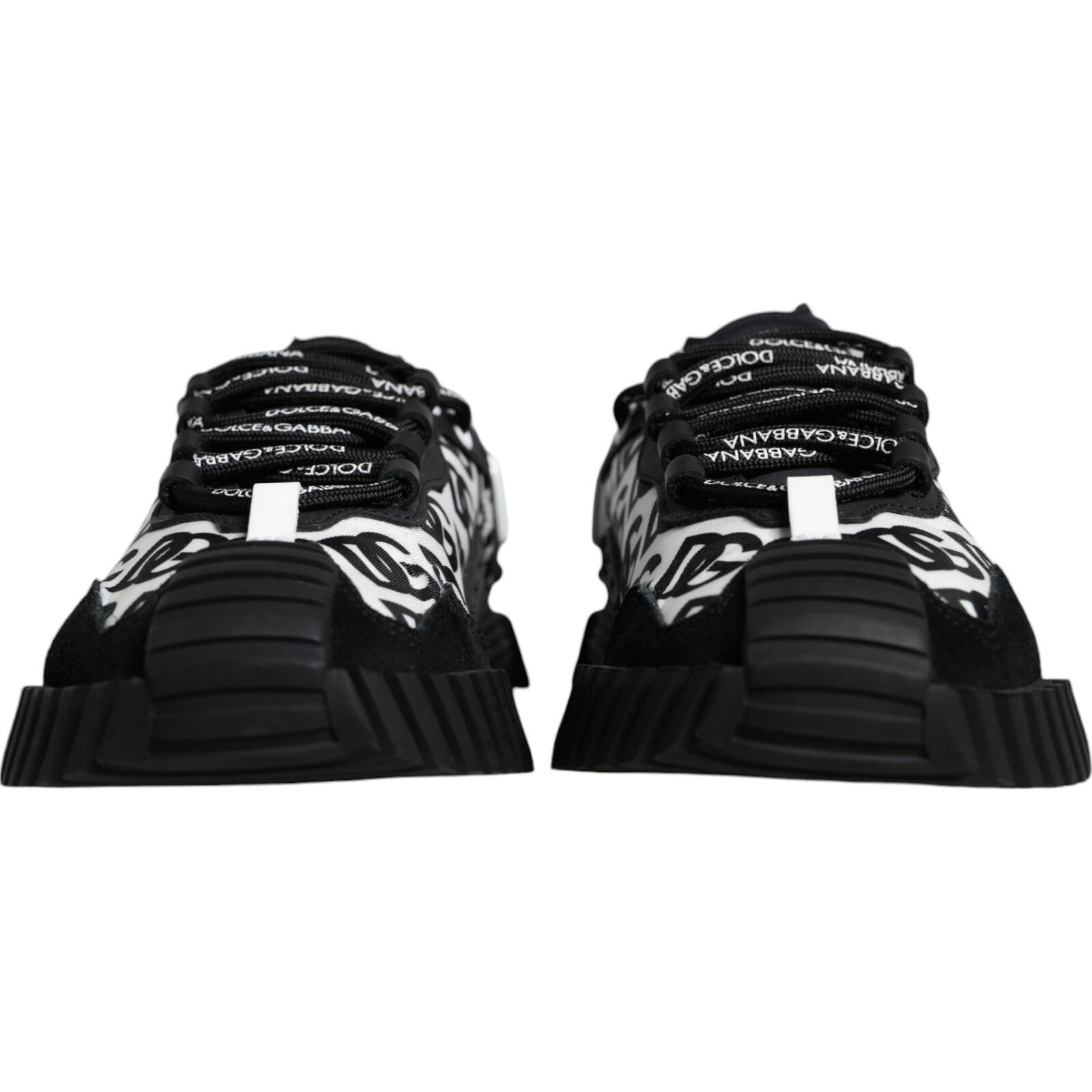 Black Logo Lace Up Low Top NS1 Sneakers Men's Shoes (Pre-Owned) - Dolce & Gabbana - Modalova