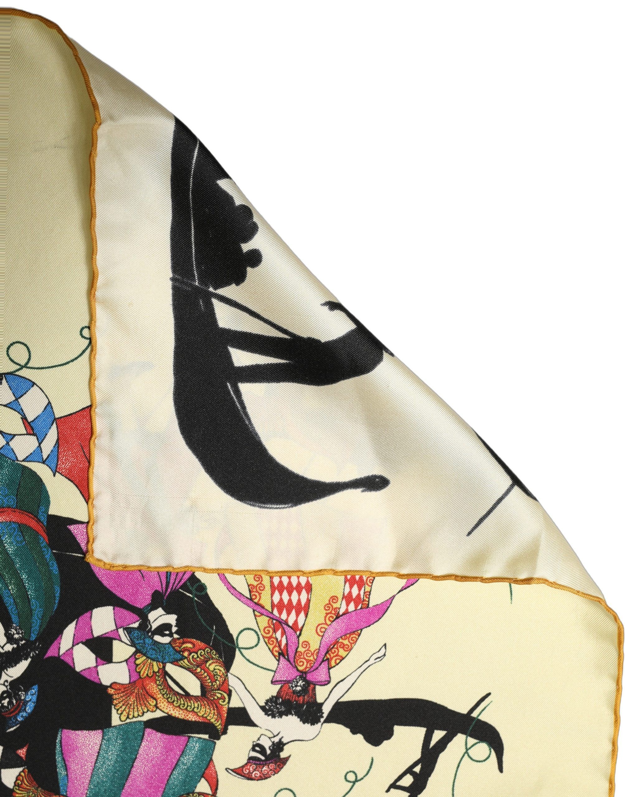 Venezia Silk Twill Square Foulard Men's Scarf (Pre-Owned) - Dolce & Gabbana - Modalova