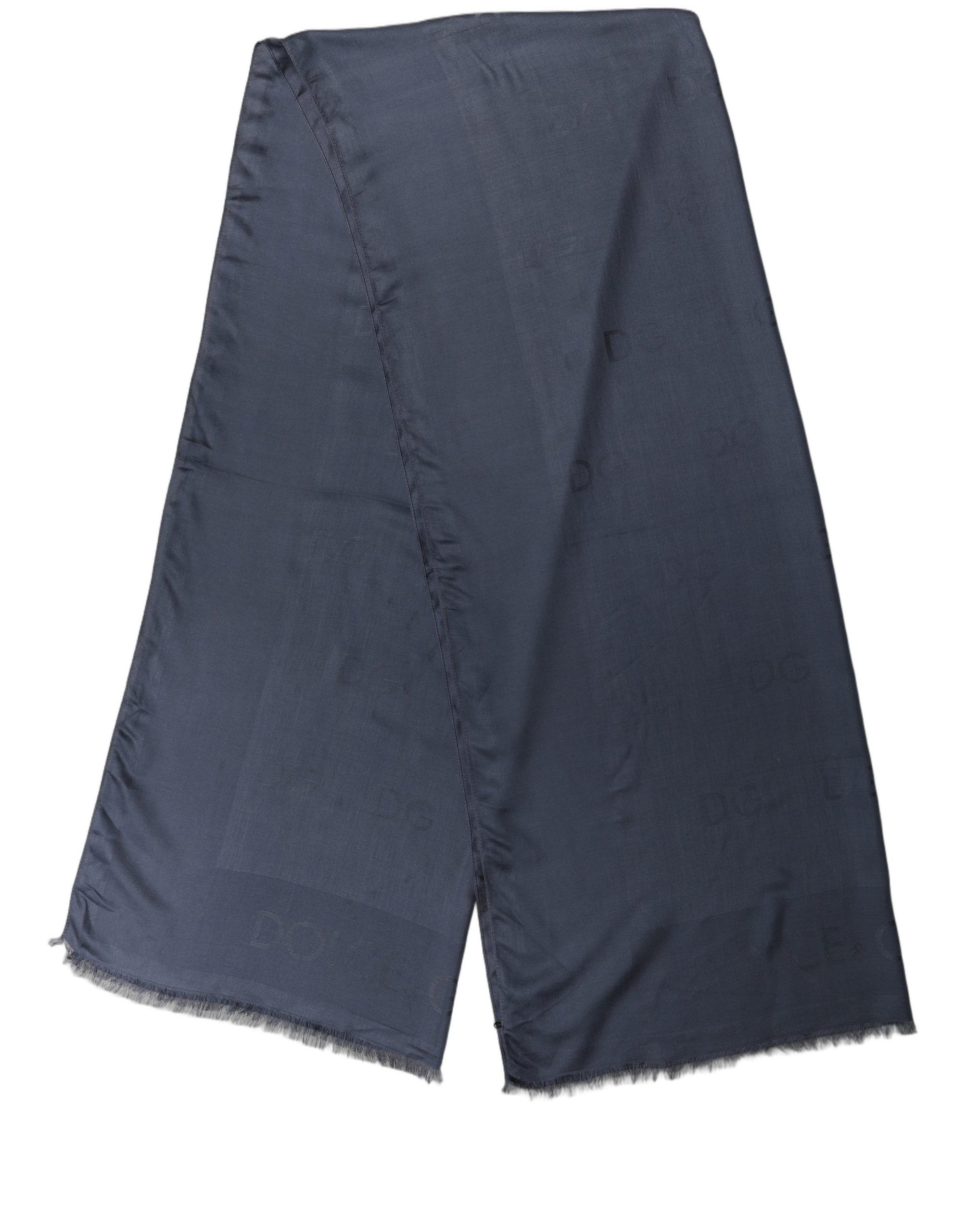 Modal Frayed Edge Lace Stole Men's Scarf - Dolce & Gabbana - Modalova