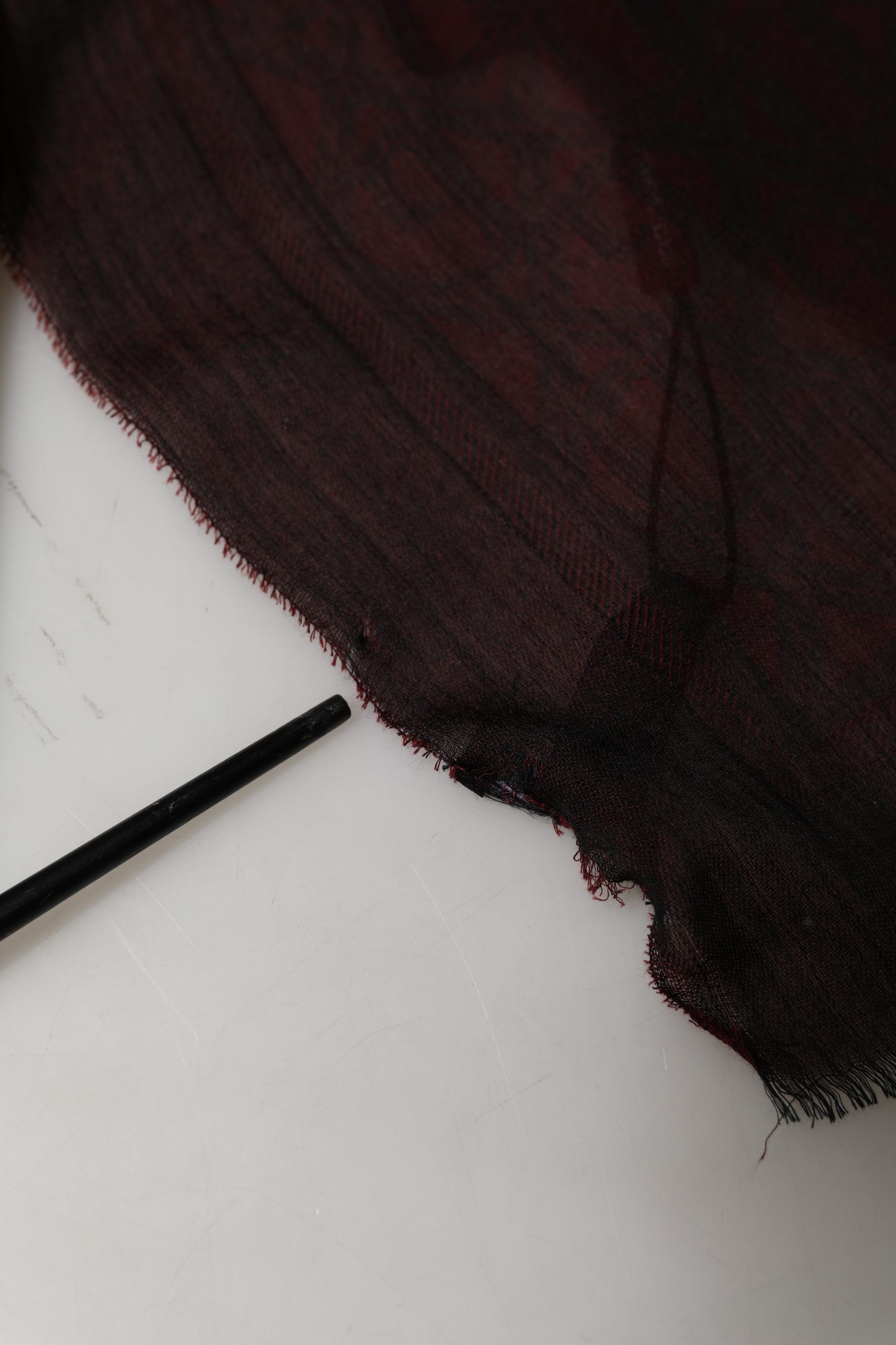 Modal Frayed Edge Lace Stole Men's Scarf (Pre-Owned) - Dolce & Gabbana - Modalova