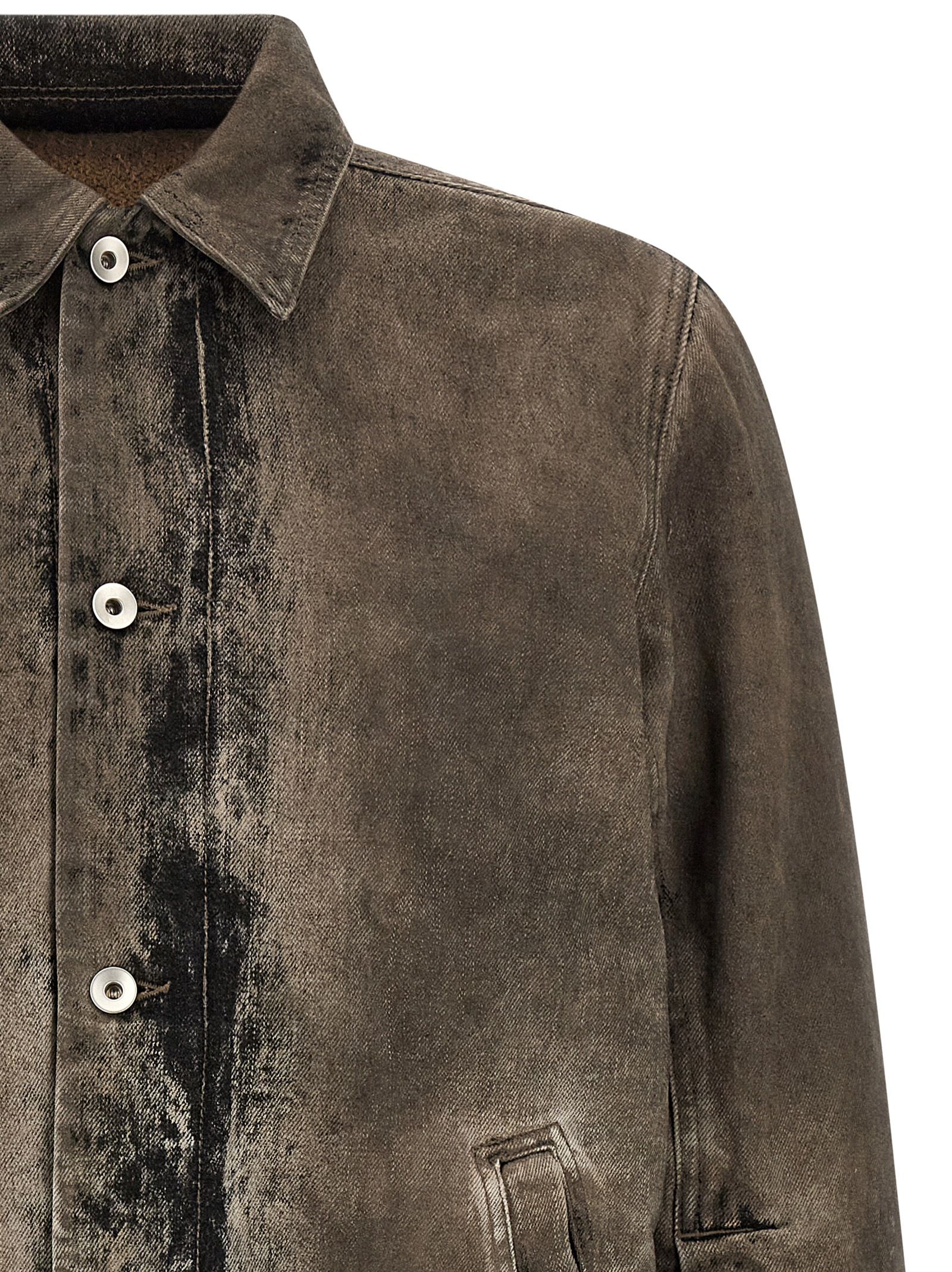 Cotton Denim Men's Jacket - DRKSHDW - Modalova