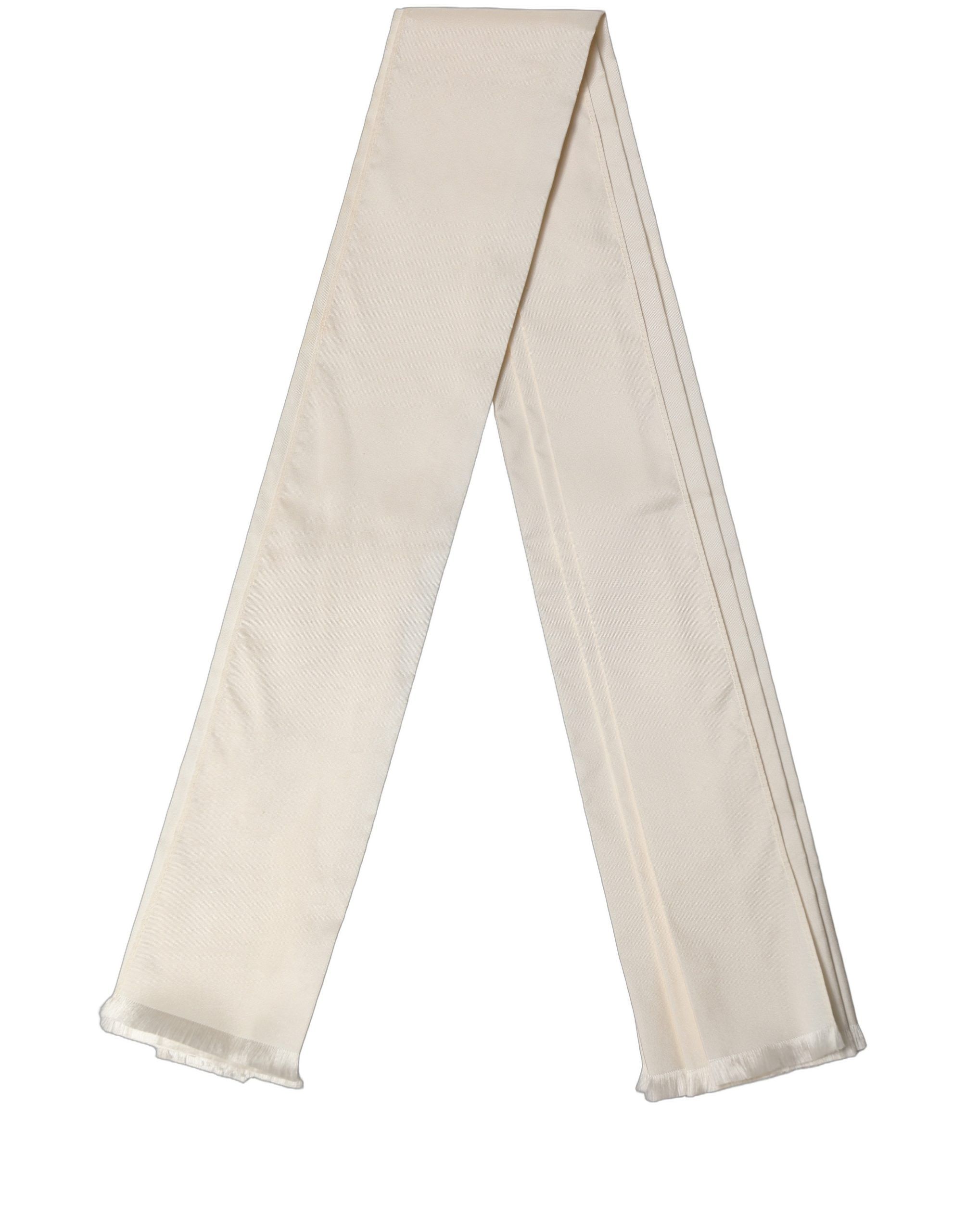 Men Satin Silk Fringed Neck Shawl Men's Scarf - Dolce & Gabbana - Modalova