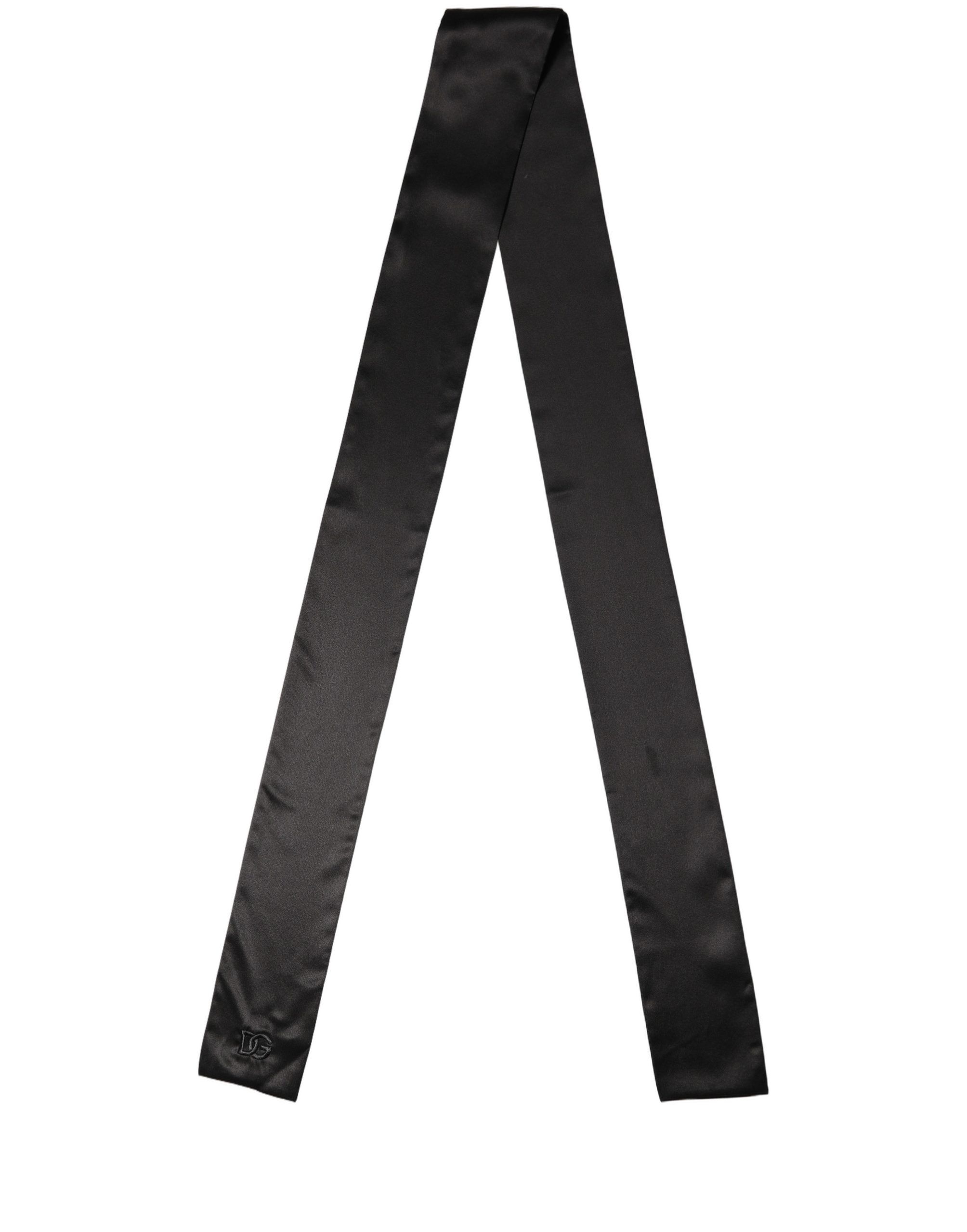 Men Satin Silk Skinny Neck Shawl Men's Scarf - Dolce & Gabbana - Modalova