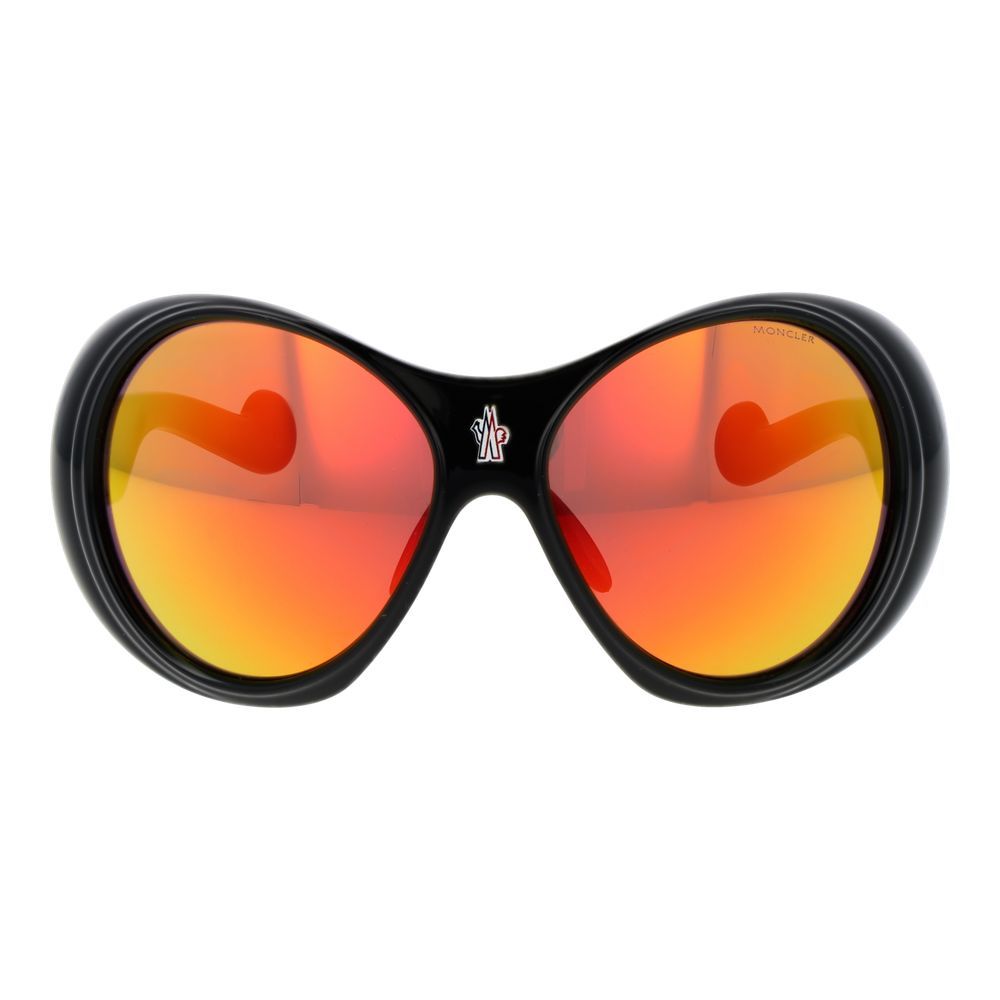 Moncler Black Plastic Sunglasses - Moncler - Modalova