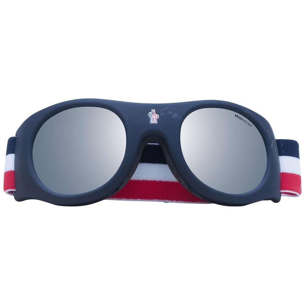 Moncler Blue Plastic Sunglasses - Moncler - Modalova