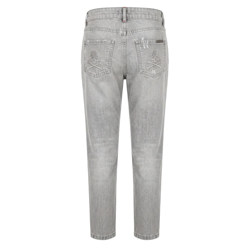 Grey Fabric Women Women's Jeans - Philipp Plein - Modalova