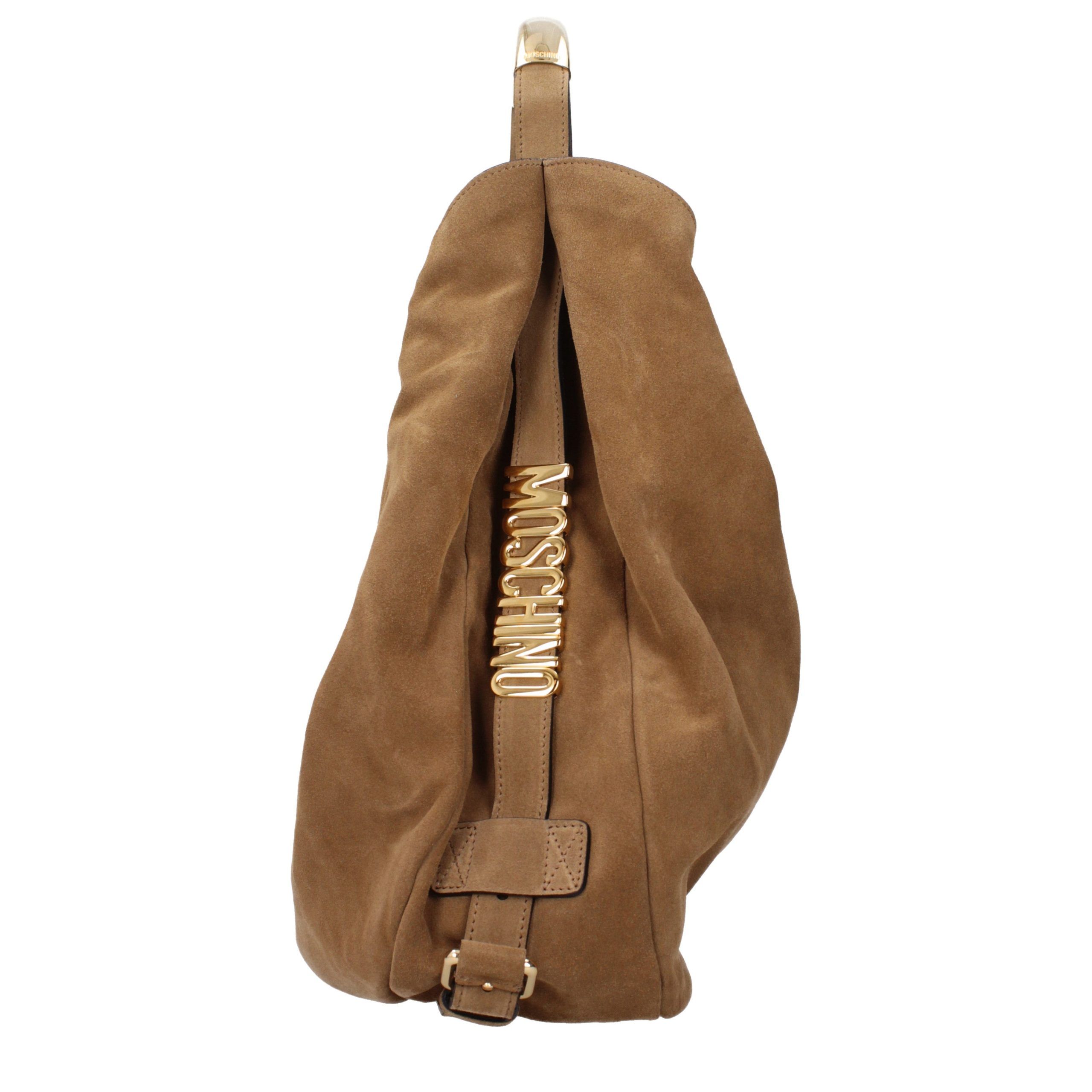 Leather Shoulder Women's Bag - Moschino - Modalova