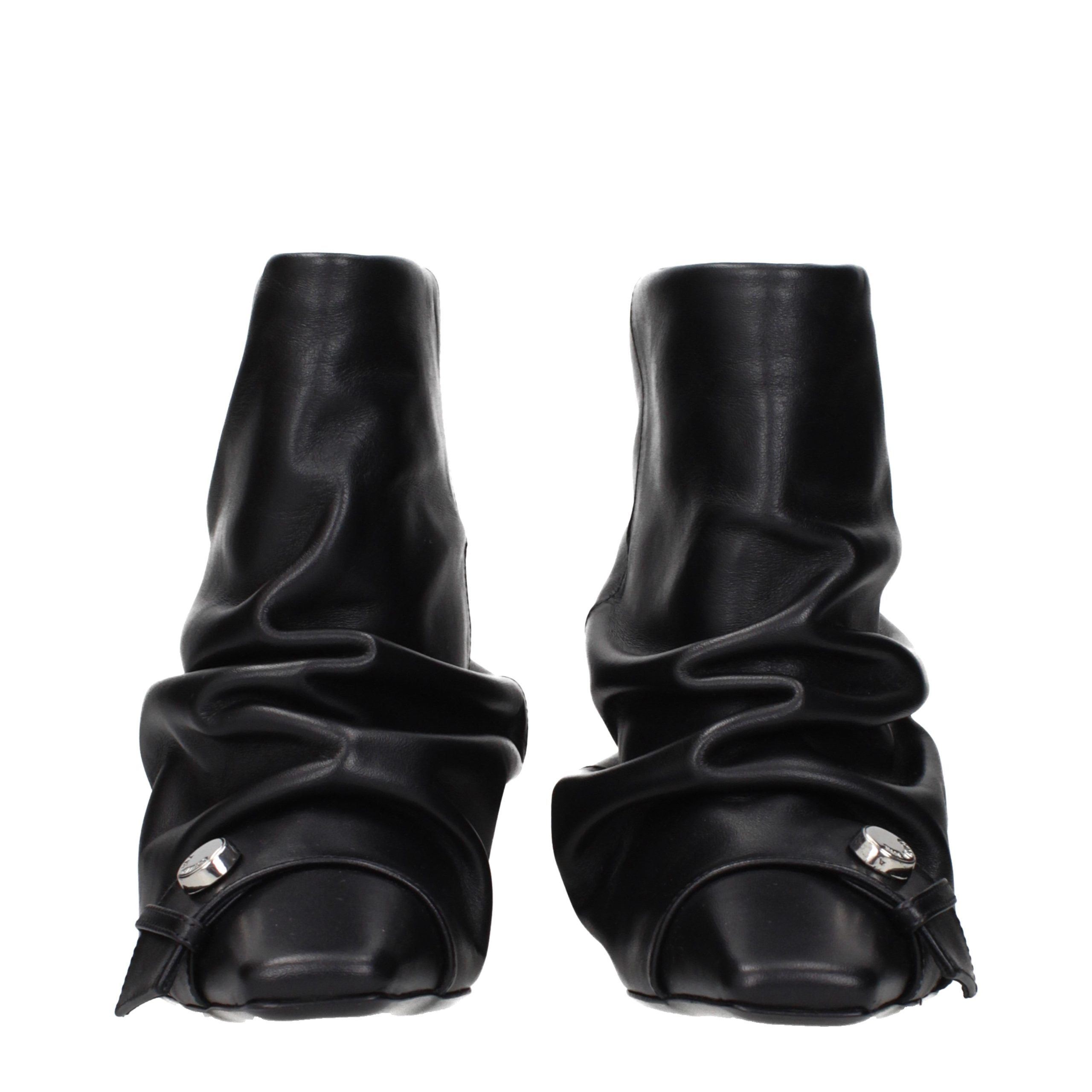 Leather Ankle Women's Boots - The Attico - Modalova