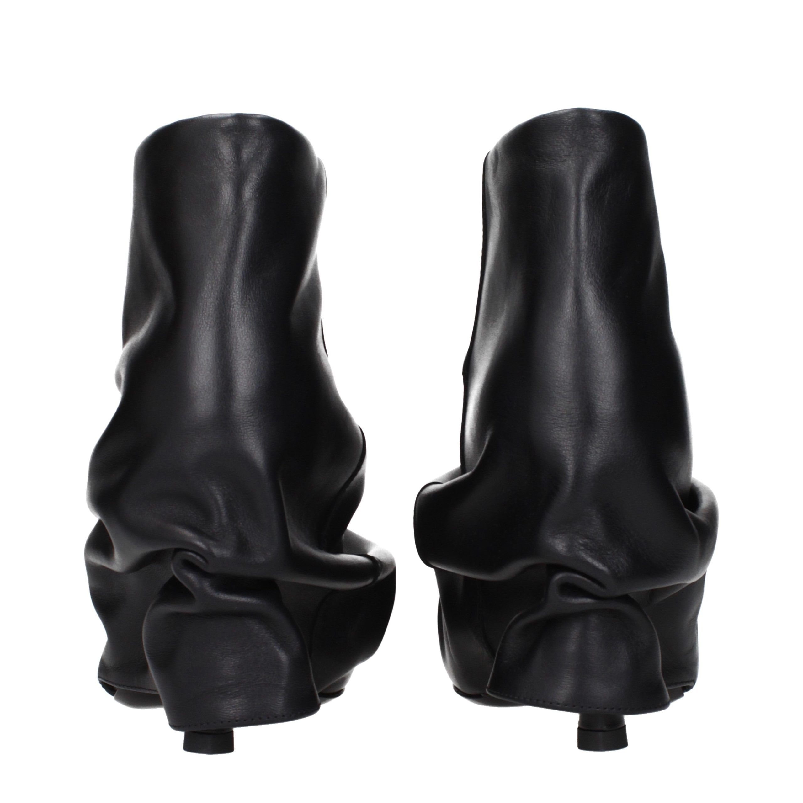 Leather Ankle Women's Boots - The Attico - Modalova