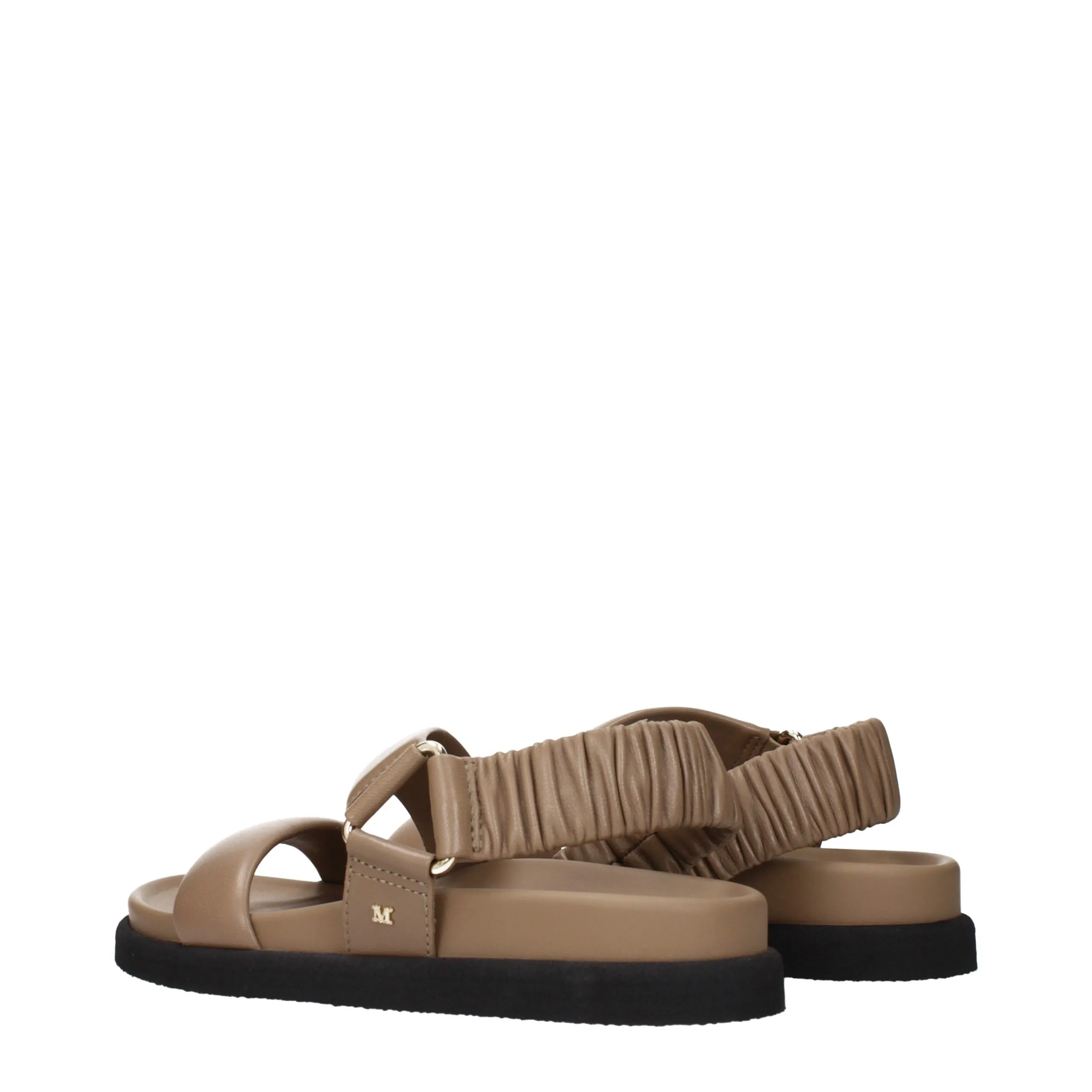 Leather Flat Women's Sandals - Max Mara - Modalova
