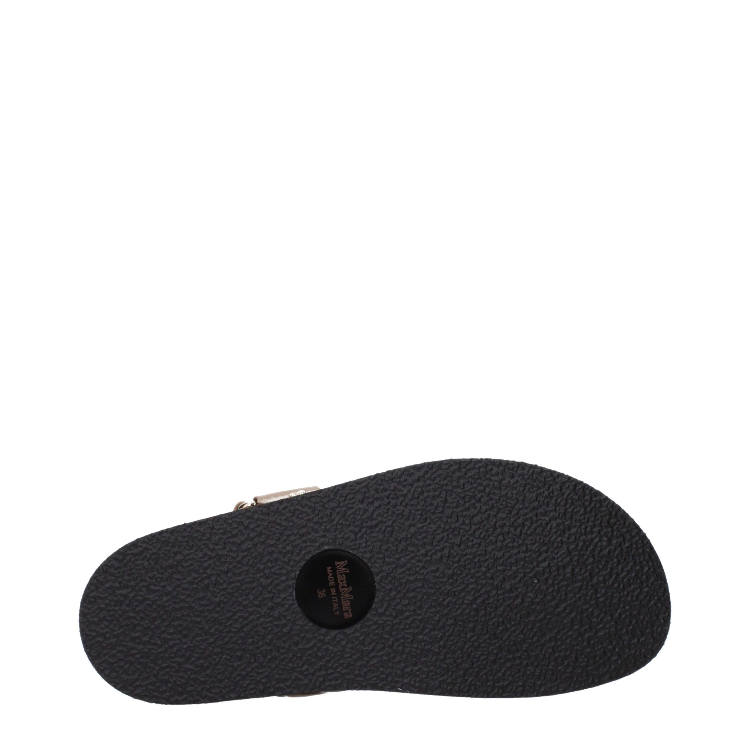 Leather Flat Women's Sandals - Max Mara - Modalova