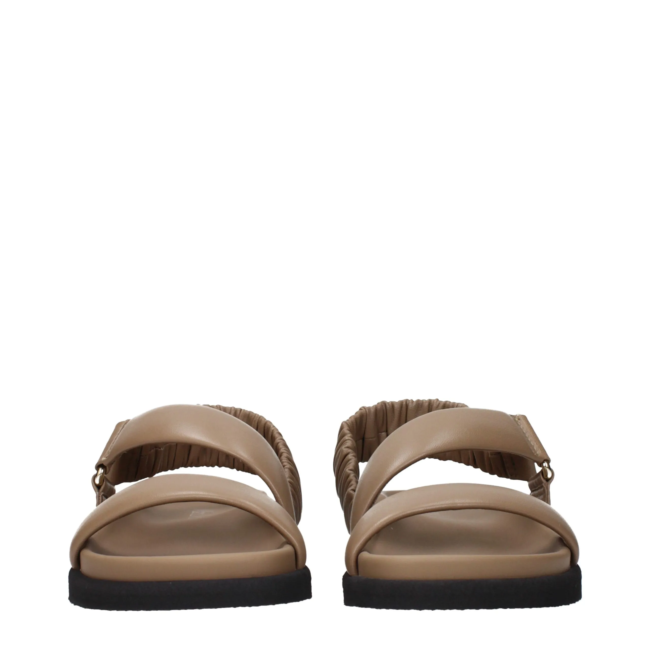 Leather Flat Women's Sandals - Max Mara - Modalova