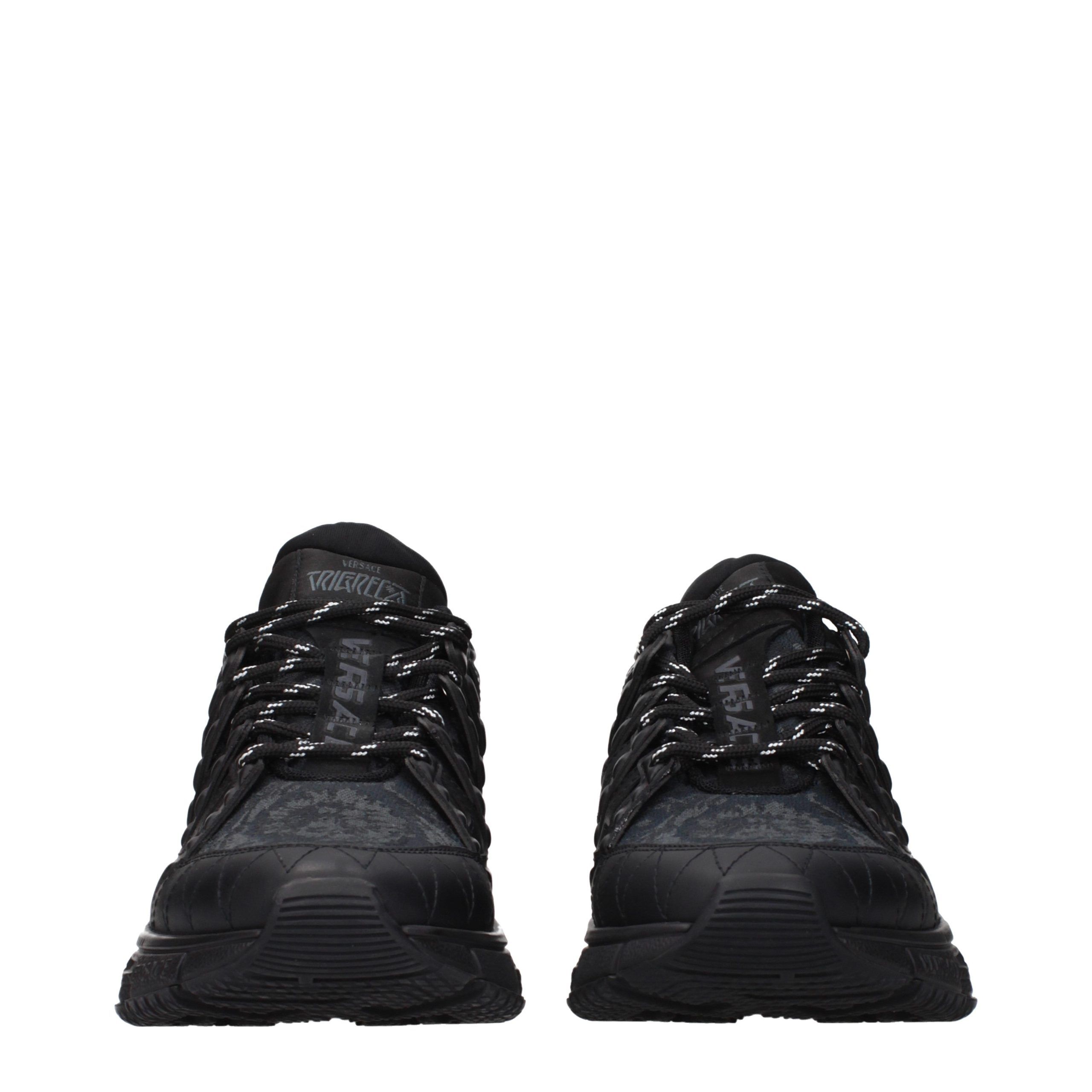 Fabric Athletic Men's Sneakers - Versace - Modalova