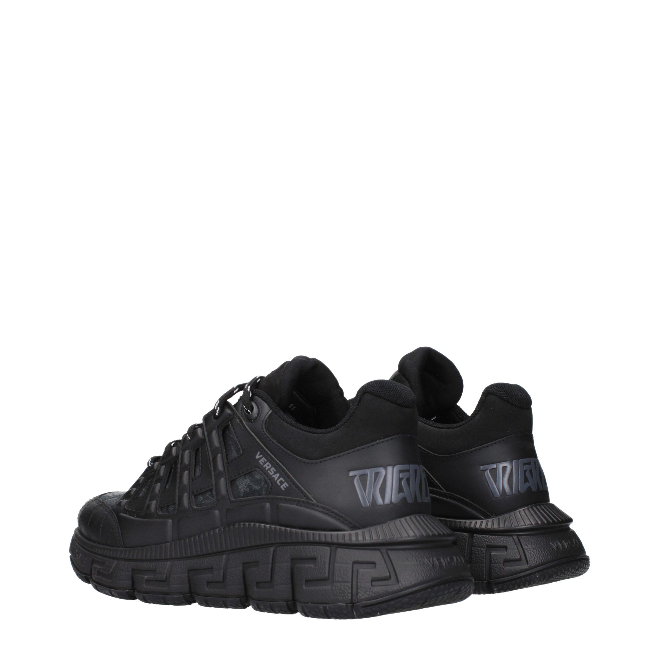Fabric Athletic Men's Sneakers - Versace - Modalova