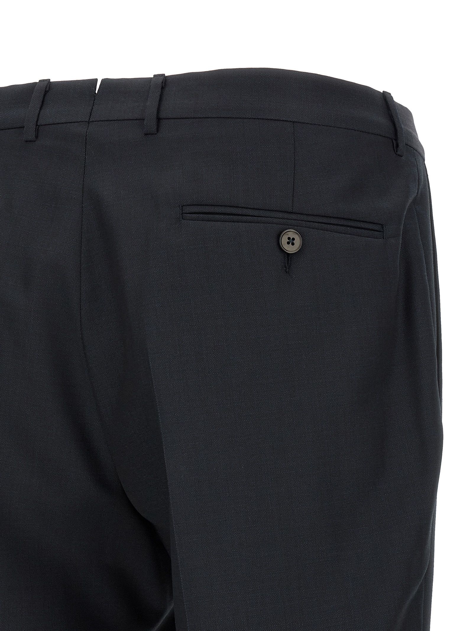 Wool Two-Piece Men's Suit - ZEGNA - Modalova