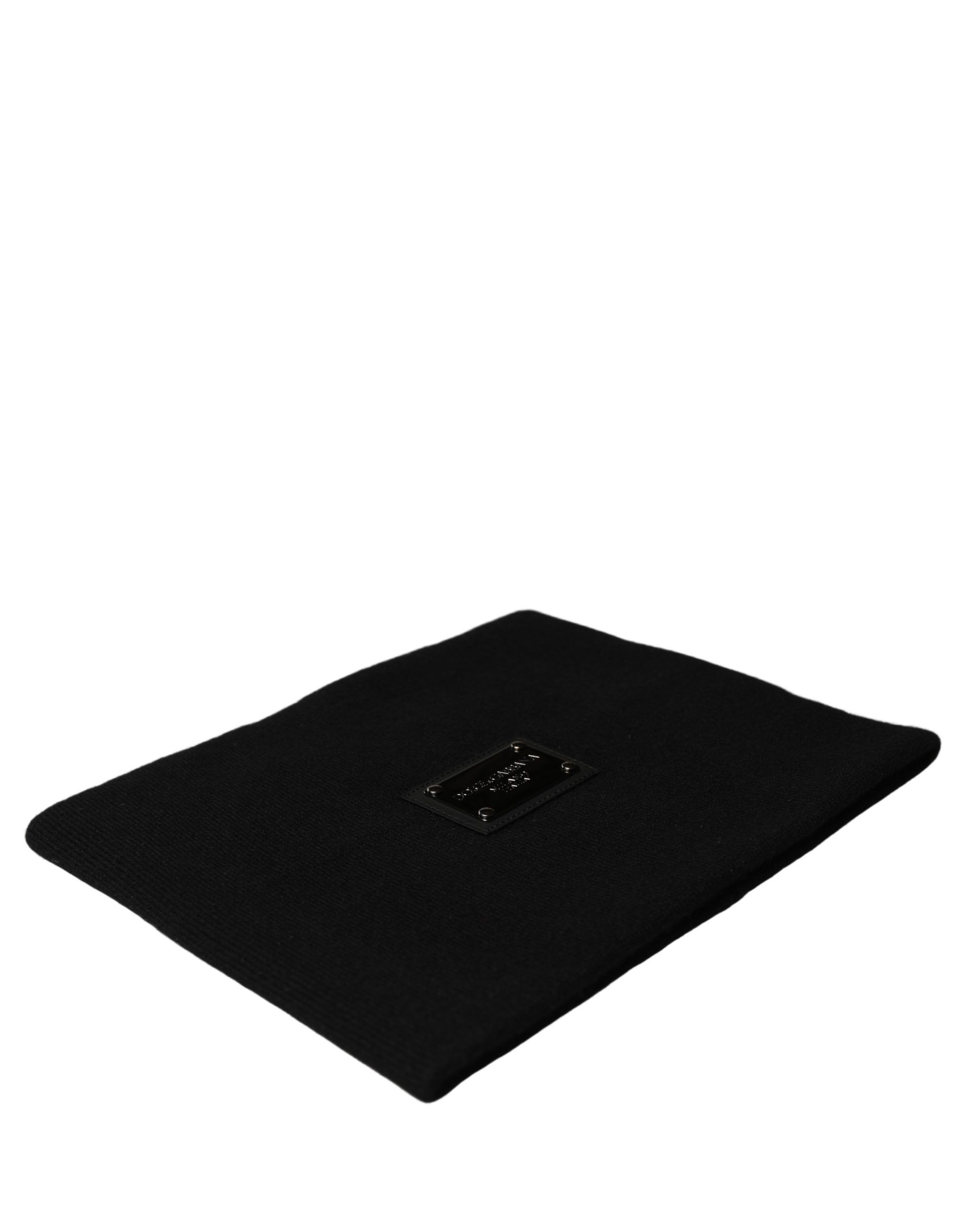 Cashmere Logo Plaque Neck Warmer Men's Scarf - Dolce & Gabbana - Modalova