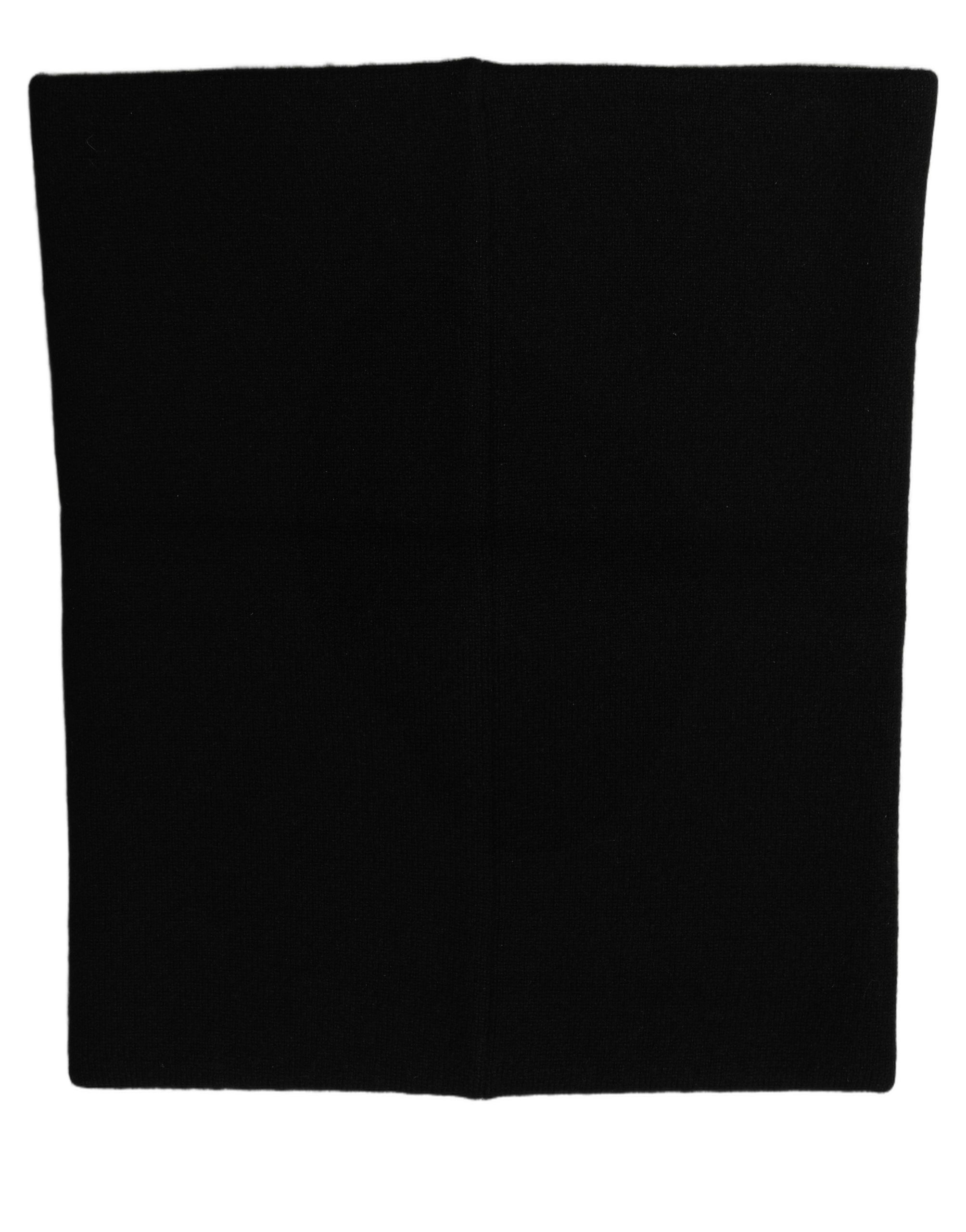 Cashmere Logo Plaque Neck Warmer Men's Scarf - Dolce & Gabbana - Modalova