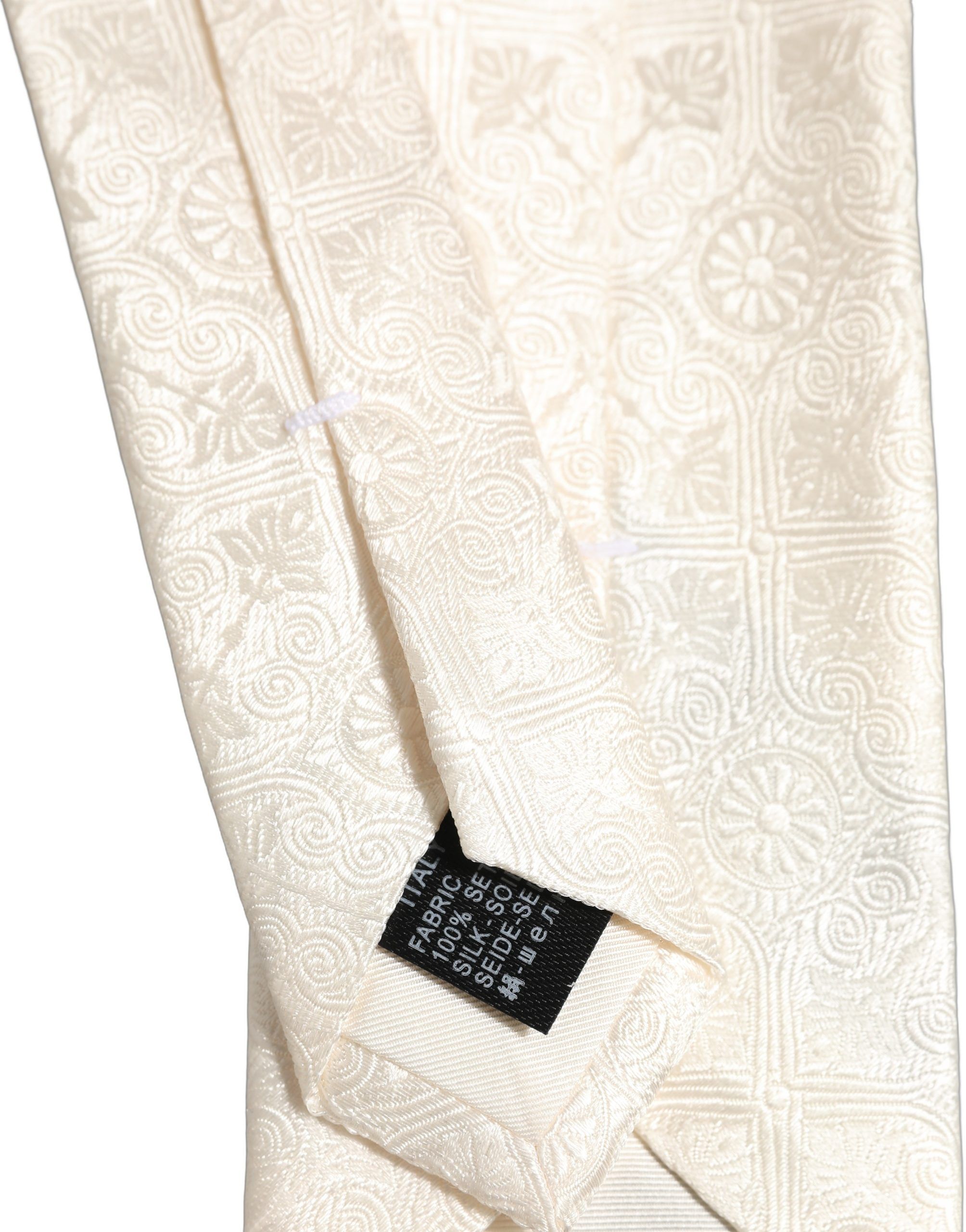 Silk Damask Woven Adjustable Men'sd NeckMen's Men's Tie - Dolce & Gabbana - Modalova