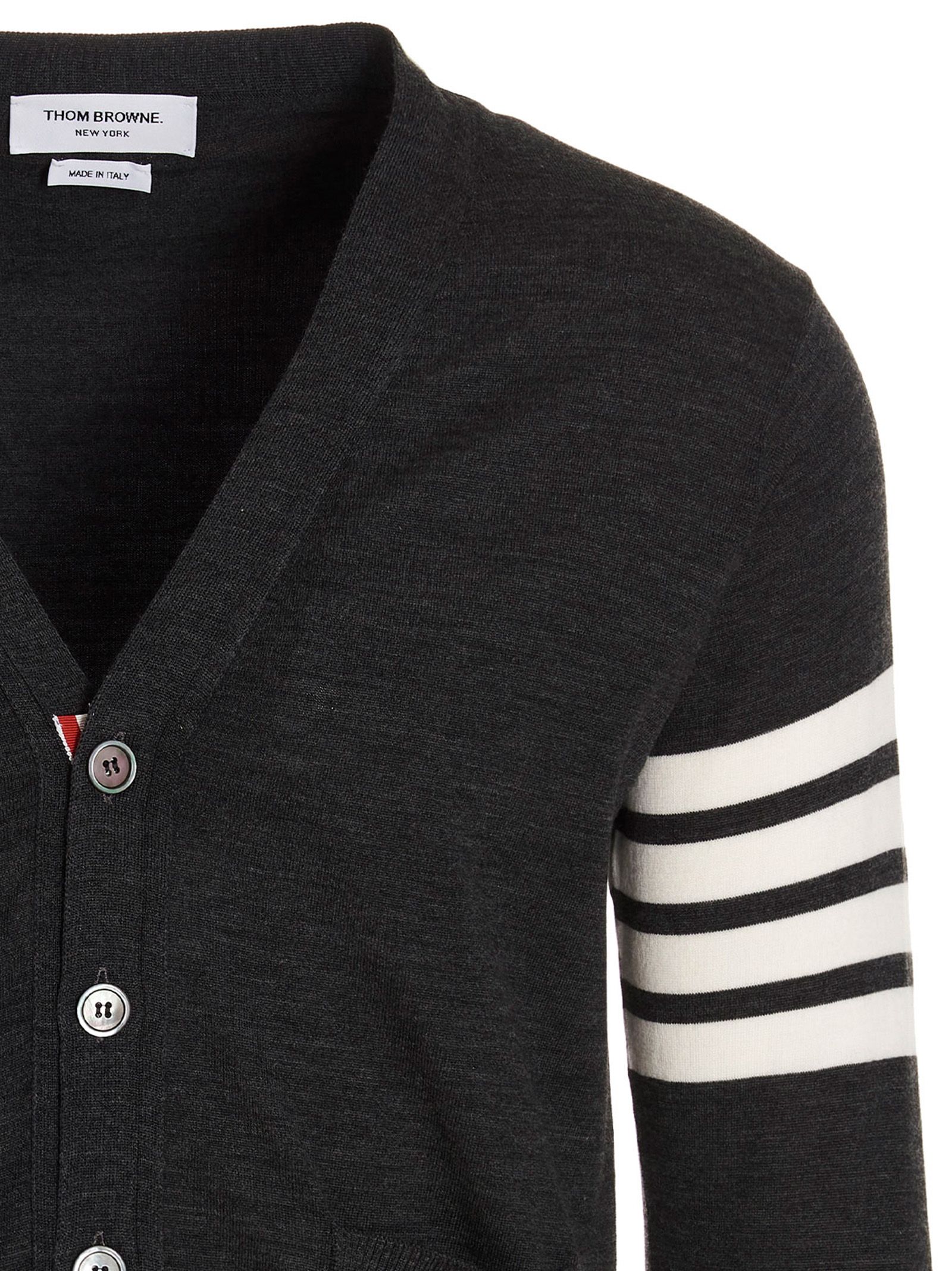 Merino Wool Men's Cardigan - Thom Browne - Modalova