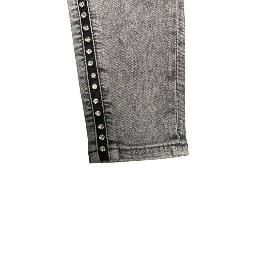 Grey Cotton Women Women's Pants - Philipp Plein - Modalova