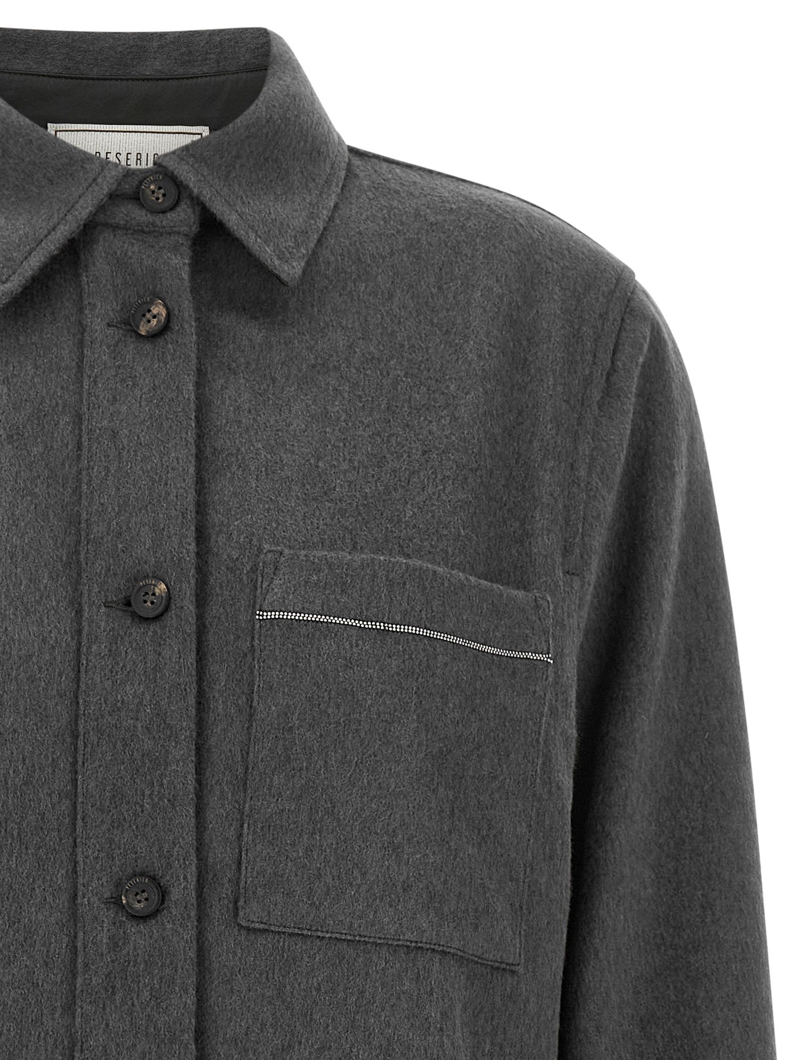 Virgin Wool Women's Blouse - Peserico - Modalova