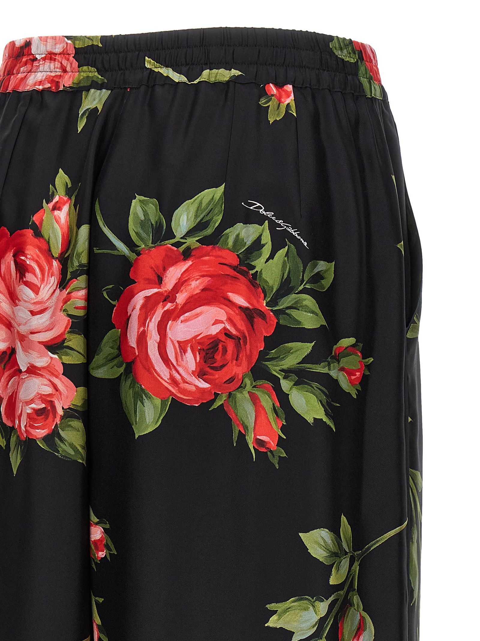 Silk Women's Pants - Dolce & Gabbana - Modalova
