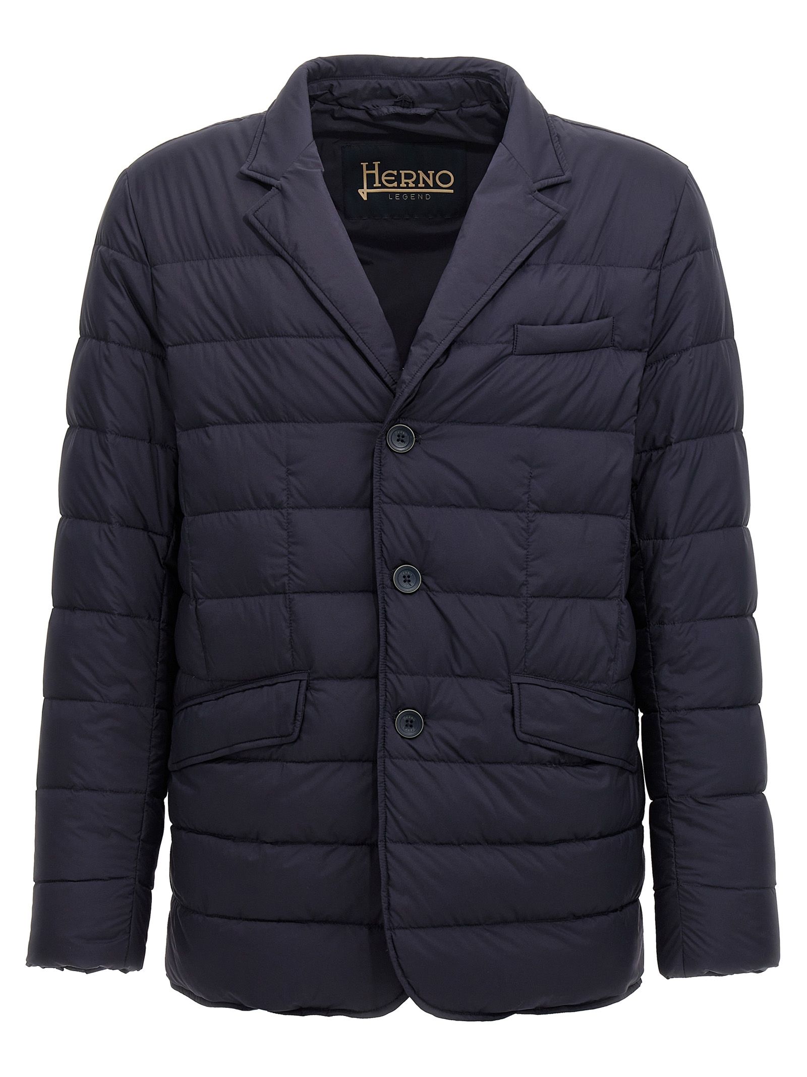 Herno Blue Polyamide Men's Jacket - Herno - Modalova