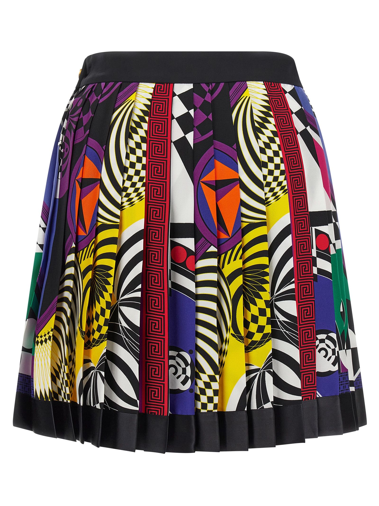 Silk Long Women's Skirt - Versace - Modalova